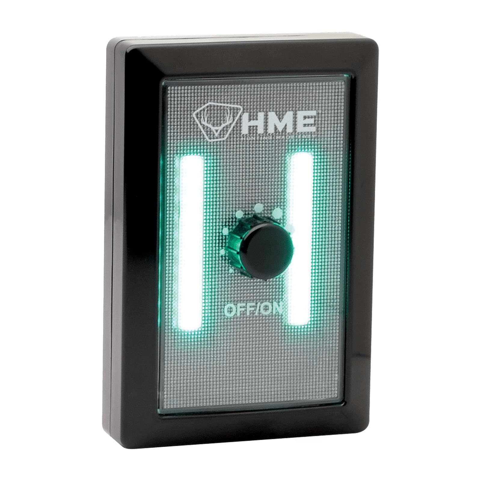 Hme Green Cob Led Wall Switch With Dimmer Control, 200 Max Lumen, One Size, Perfect For Blinds & Hunting Cabins