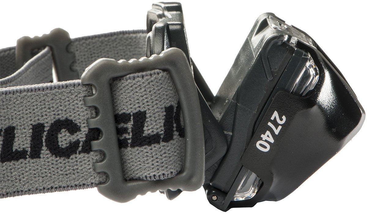 Pelican 2740 Headlamp, Black, Plastic, One Size, Model PLC0274000101110