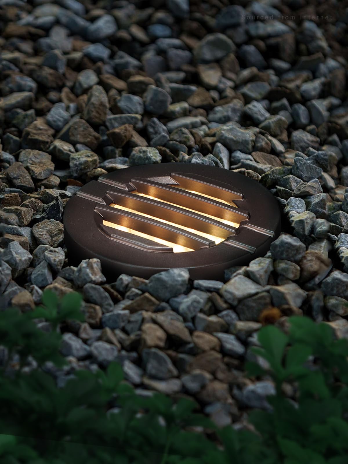 LEONLITE 6W LED Well Lights, IP67 Landscape Lighting, 3000K, Oil-Rubbed Bronze, Low Voltage, Model 88629, 6 Pack