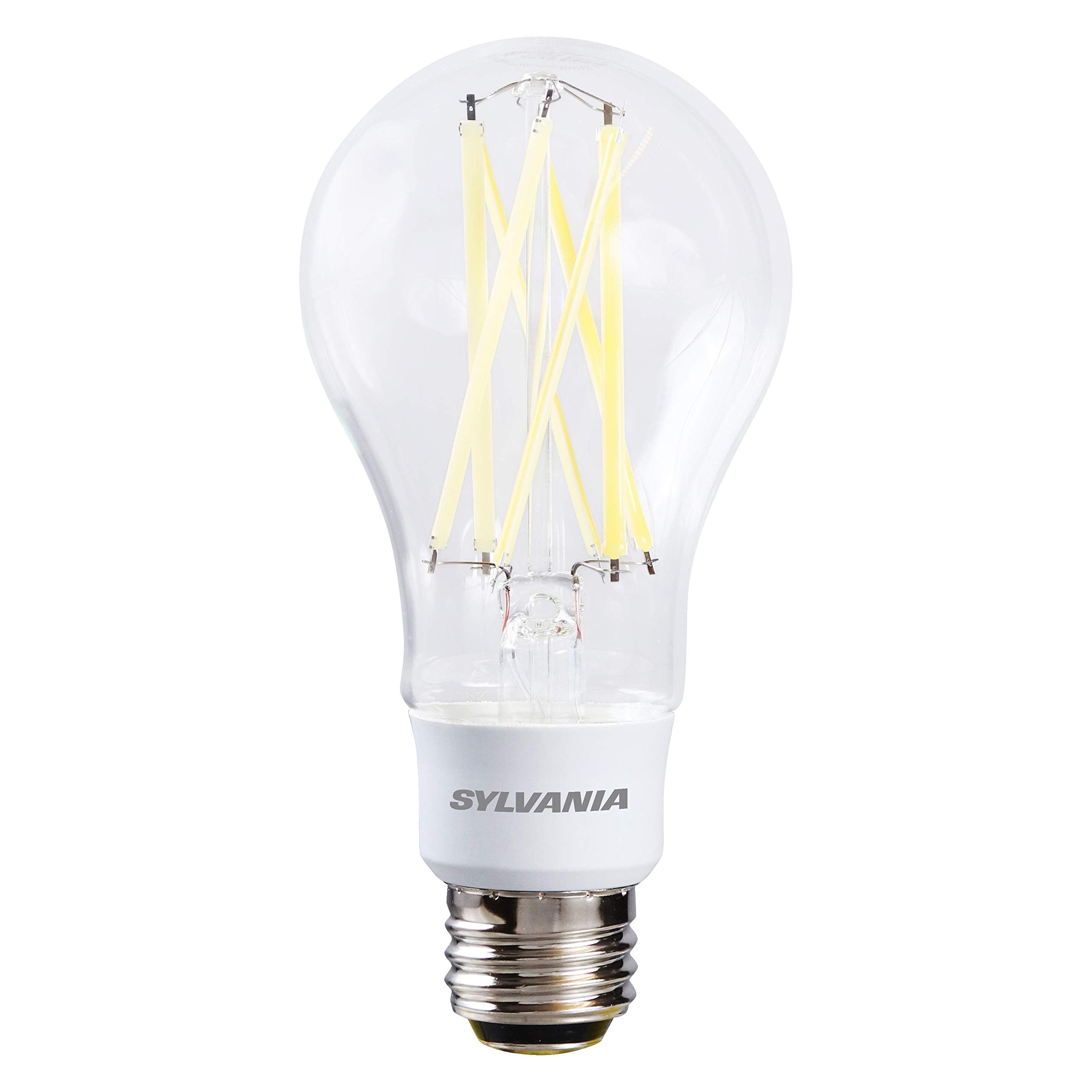 LEDVANCE SYLVANIA TruWave A21 3-Way LED Light Bulb, 40/60/100W Equivalent, Soft White, 1 Pack, Model 40769, Clear