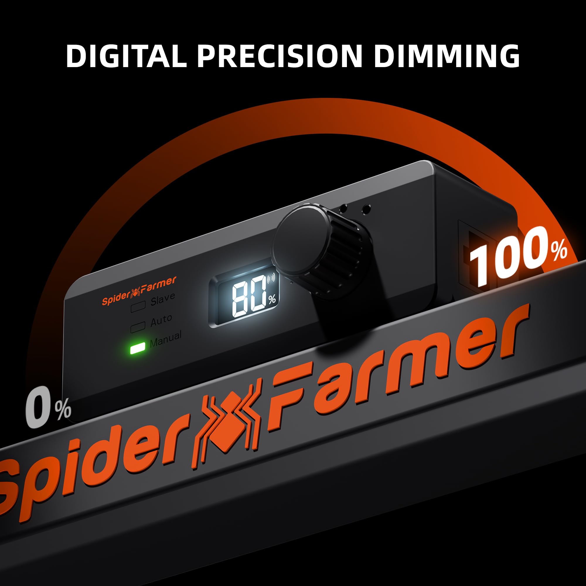 Spider Farmer G1500 LED Grow Light 150W, Full Spectrum, Smart App Control, 2x2ft Coverage, Silver/Black, Dimmable, Aluminum