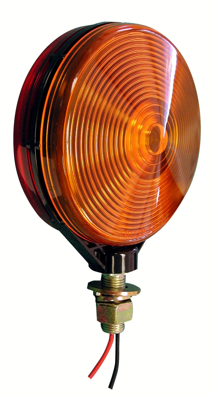 Peterson Manufacturing 313-2Ra Red/Amber Double-Face Park And Turn Signal Light