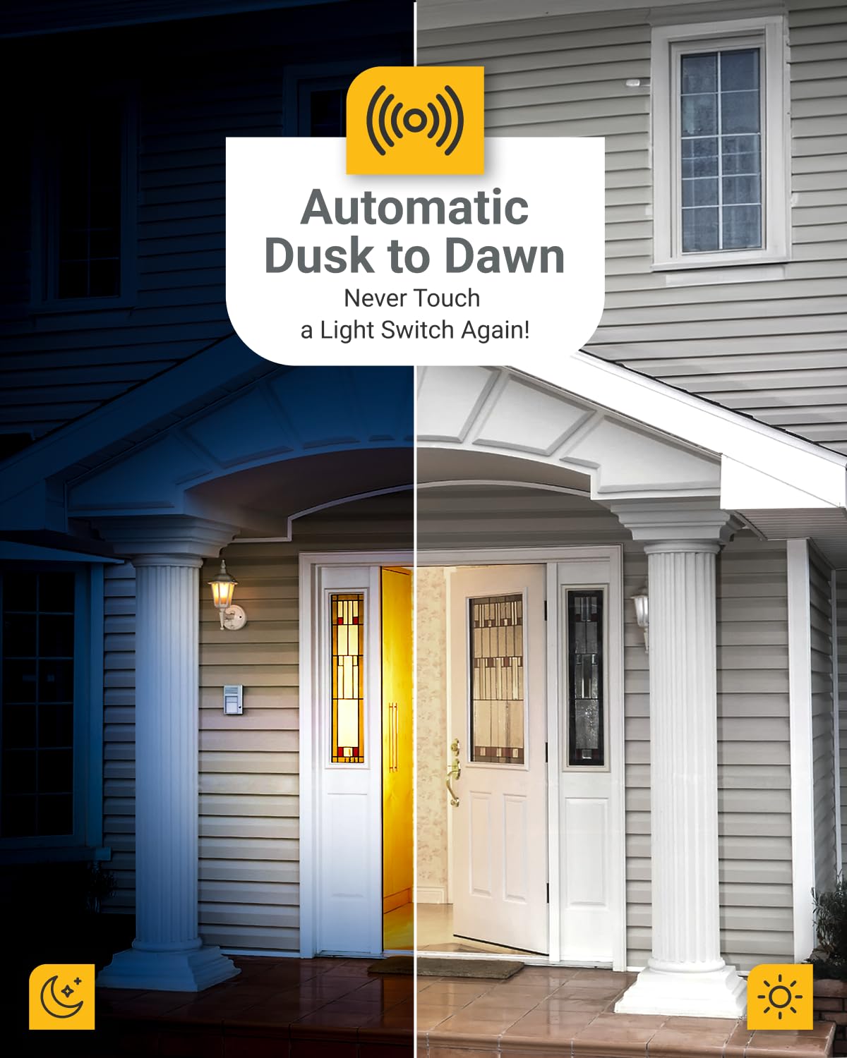 Sunco 6 Pack Dusk To Dawn Led Outdoor Light Bulb B11, Edison Filament Candelabra Bulbs For Porch Lighting, 500 Lm, 5W (40W Equiv