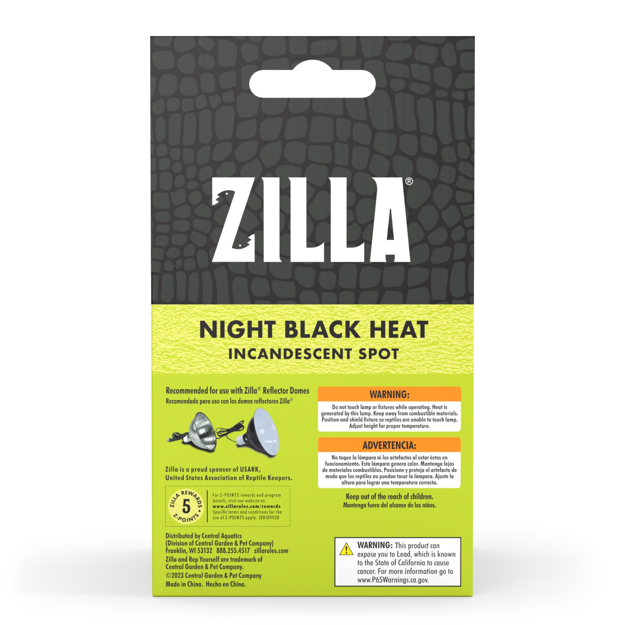 Zilla 100W Night Black Heat Incandescent Spot Bulb - 3 Pack, Perfect For Lighting Needs
