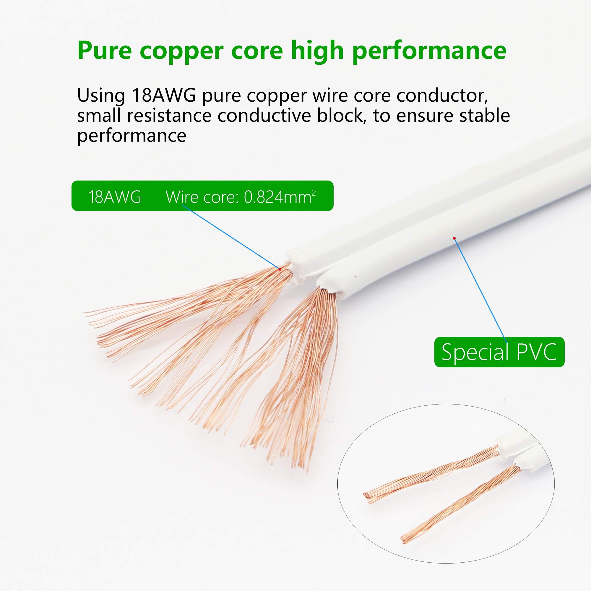 Sinloon Ul-Lp Certification 18Awg T5 T8 Led Wire Connector Power Cord Led Tube Power Extension Cord With On/Off Swith Us Plug Fo