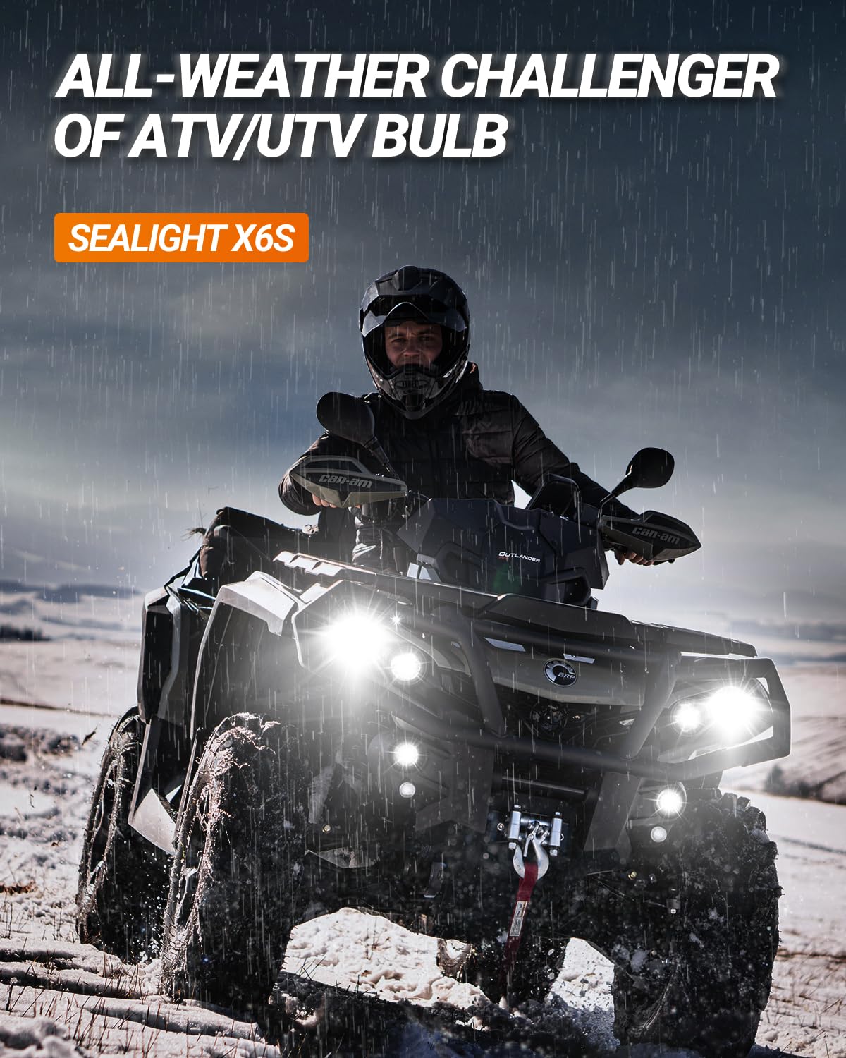 SEALIGHT H11/H9/H8 Bulbs 4500K Warm White 40000LM Aluminum Pack of 2 Rose Gold
