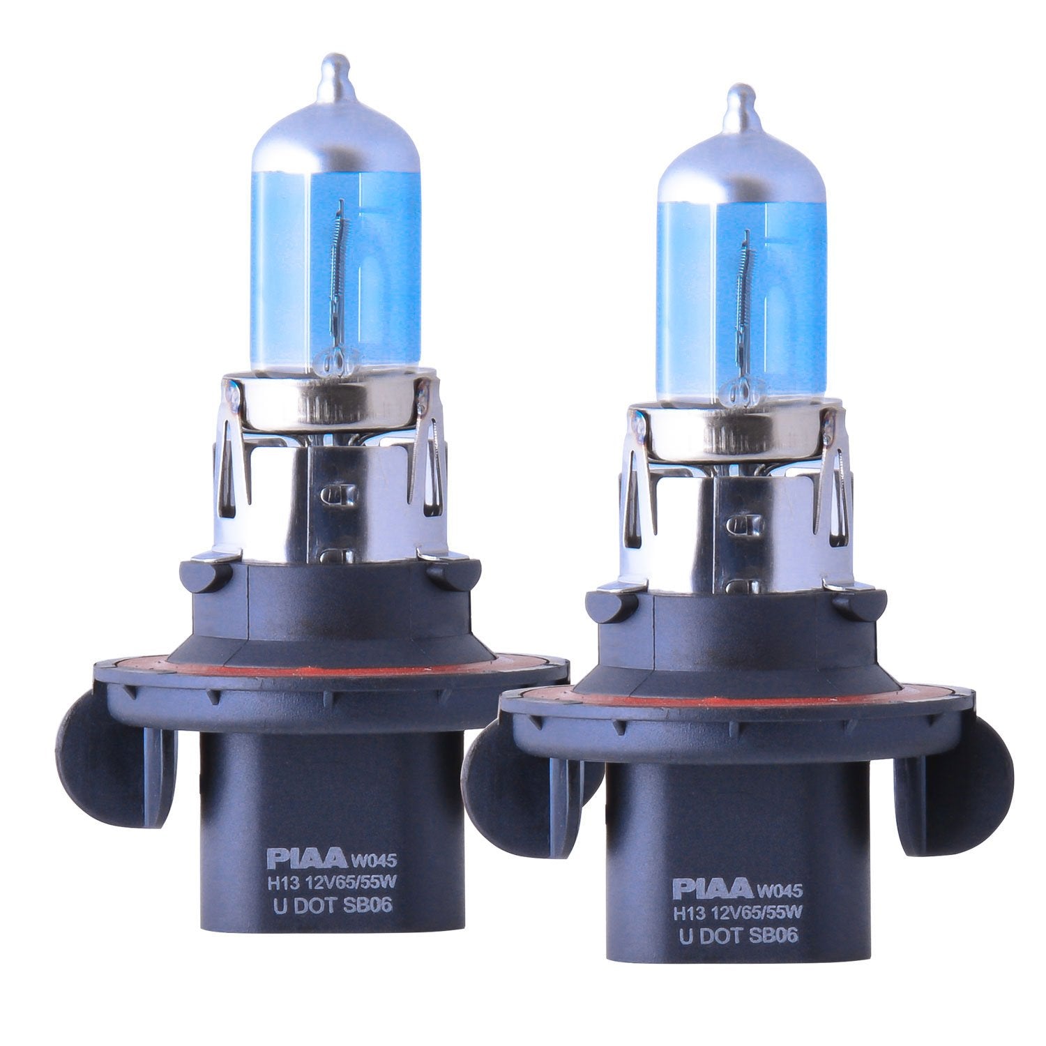 PIAA Xtreme White H13 Bulb 3900K 12V 65/55W, 2 Pack - Bright White Lighting, Model 23-10113