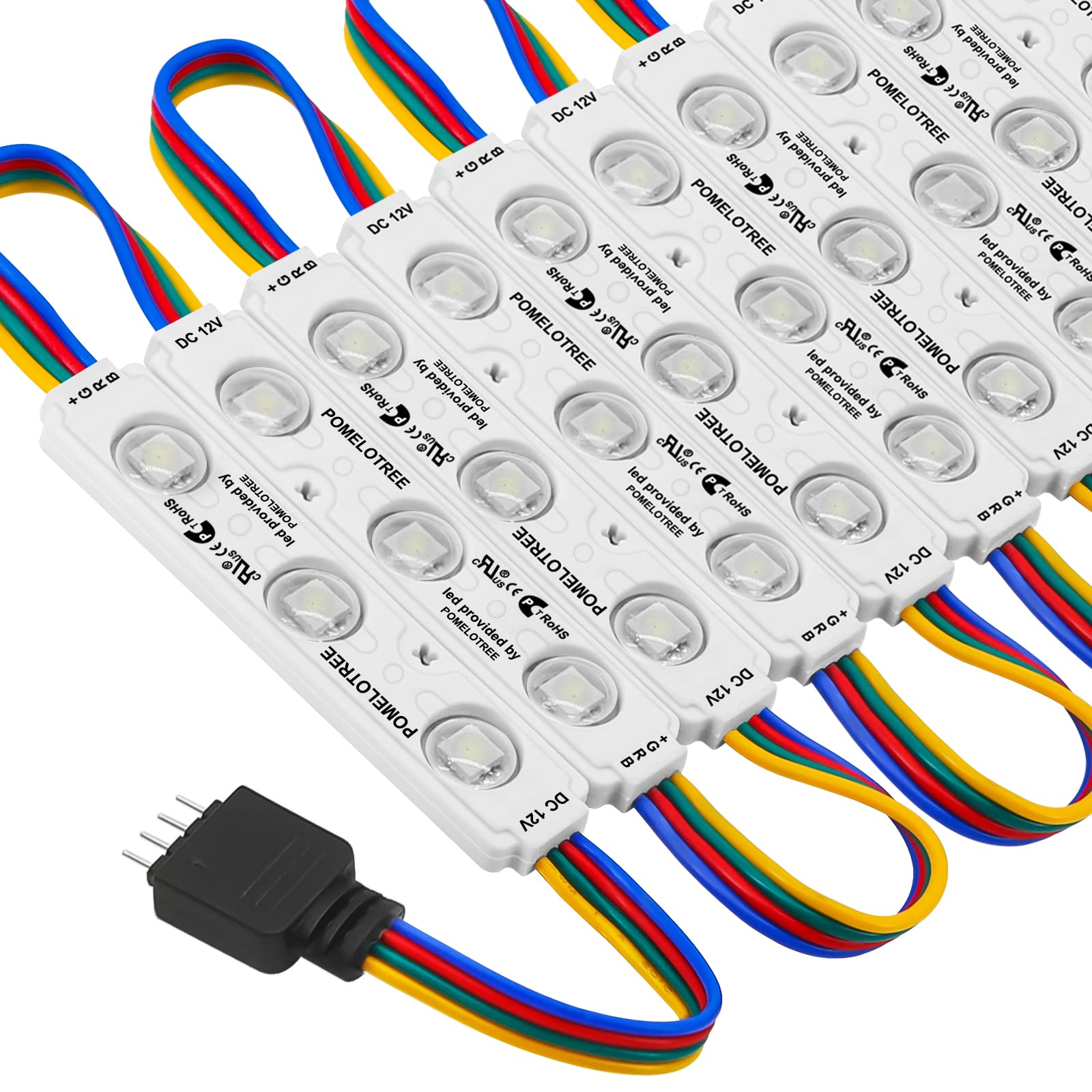 LED Window Lights Storefront Decorative Lights for Business 12V 5050 Advertising Signs Commercial Store Light LED Module 50FT (5