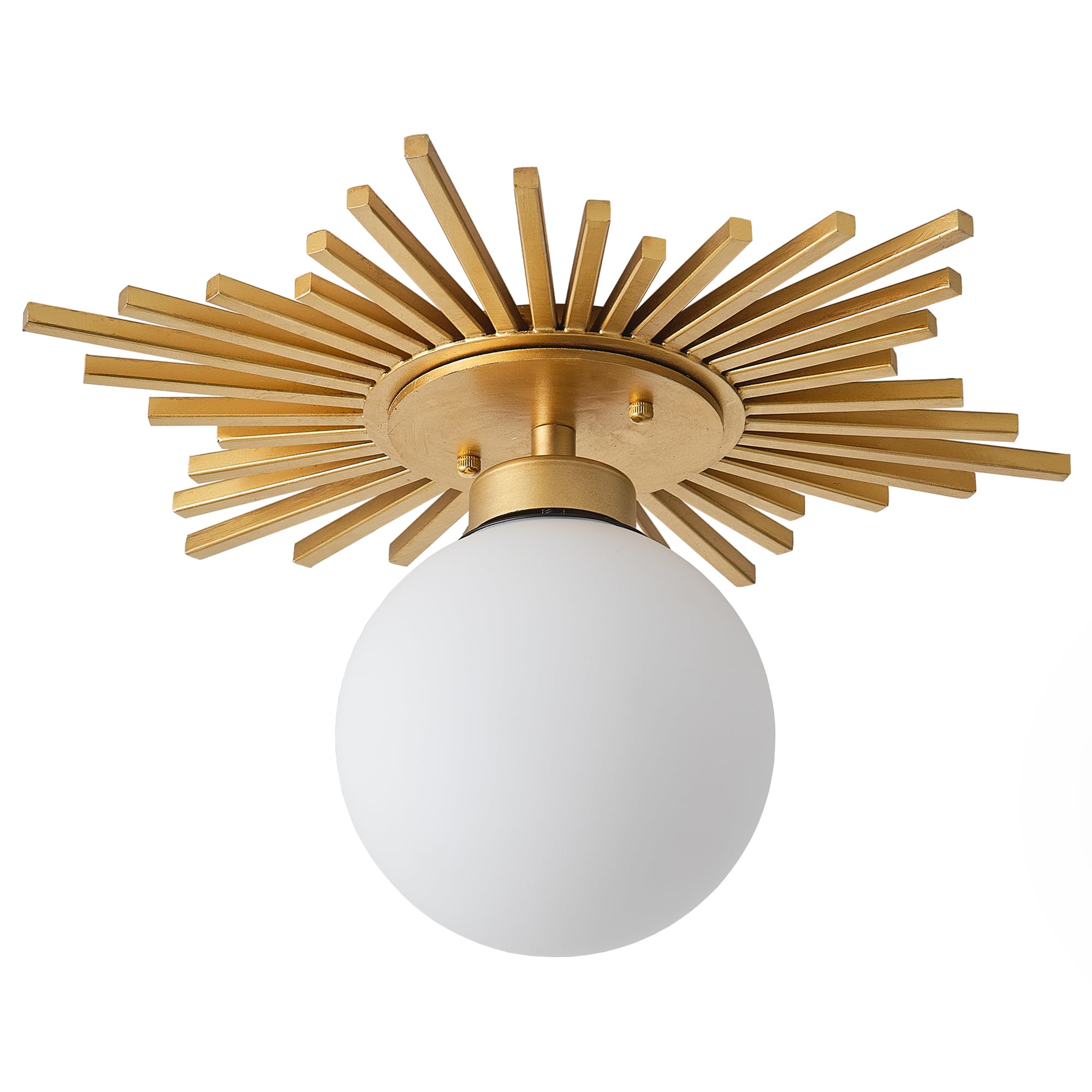 Gold Chandeliers For Dining Room Semi Flush Mount Ceiling Lights Over Table Pendant Lamp For Kitchen Bedroom Entryway Hallway Living Room  E26 Base  Bulb Not Included  18 Inch