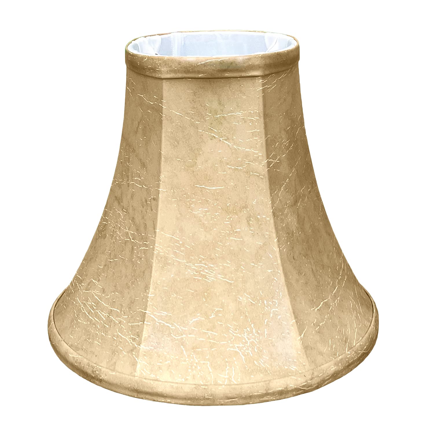 Royal Designs, Inc. ''True Bell Lamp Shade with Flame Clip, Mouton, 3'''' x 6'''' x 6.25'''''' (BS-704FC-6MT)