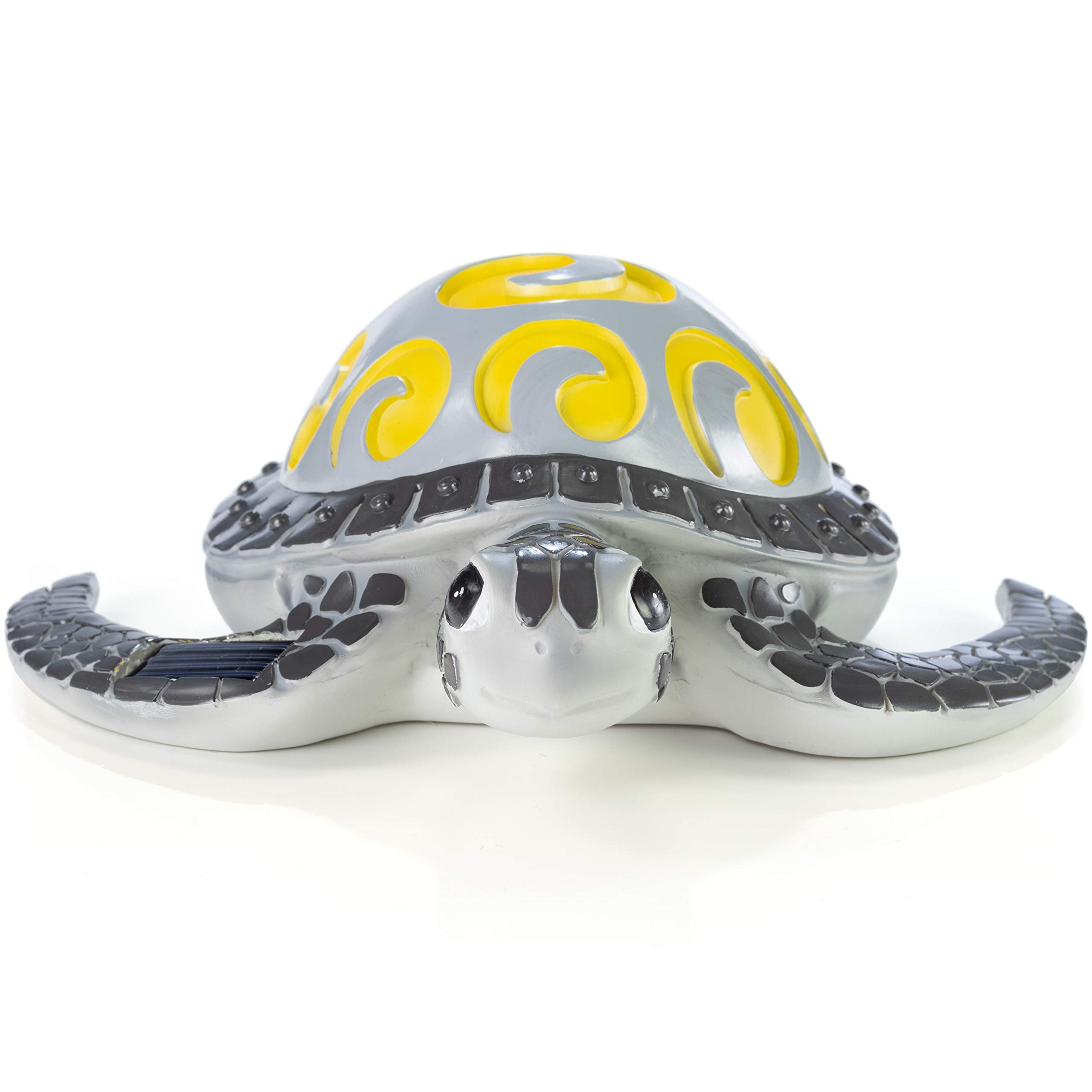 VP Home Solar Powered Garden Light, Tribal Sea Turtle Design, LED Glowing Shell, Model SL842