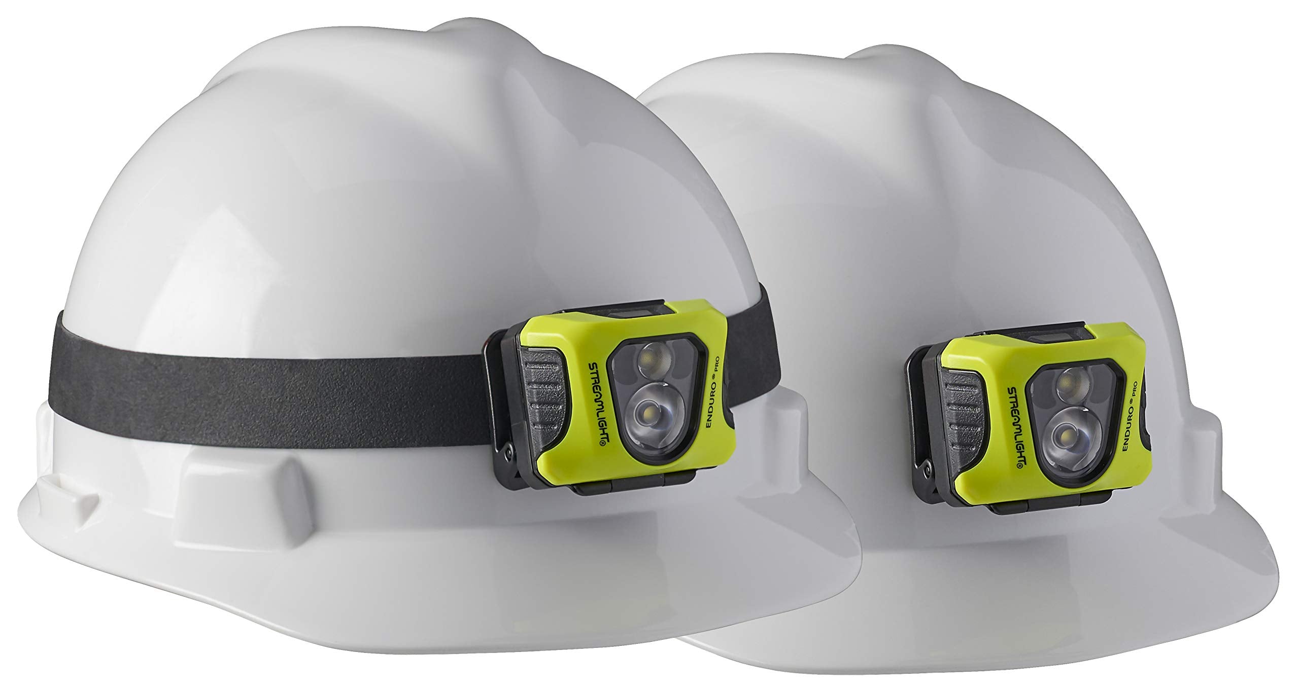 Streamlight 61436 Enduro Pro 200-Lumen Usb Rechargeable Led Headlamp With Elastic Head Strap, Rubber Hard Hat Strap, 3M Dual Loc