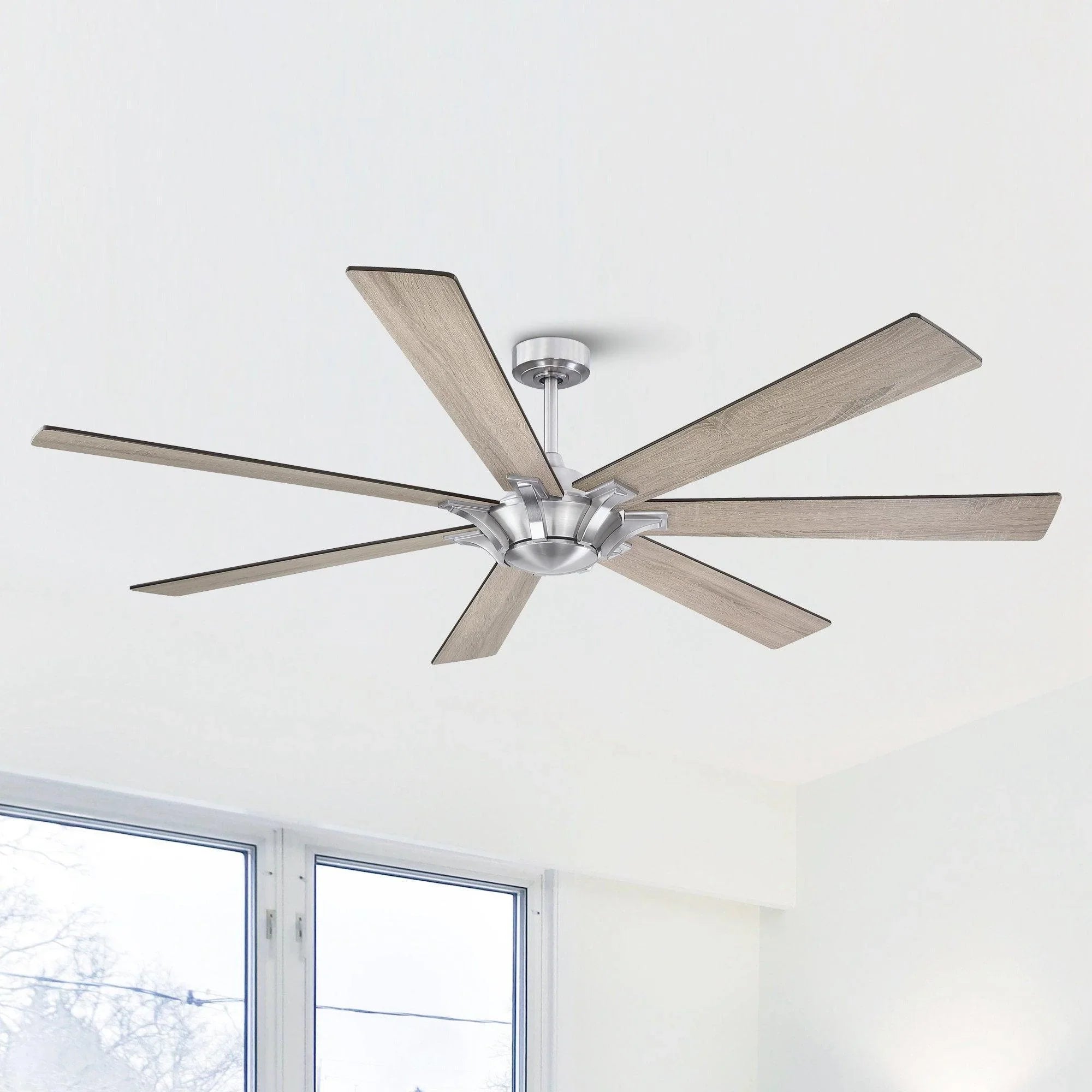 72 Modern Rustic Ceiling Fan 7-Blades