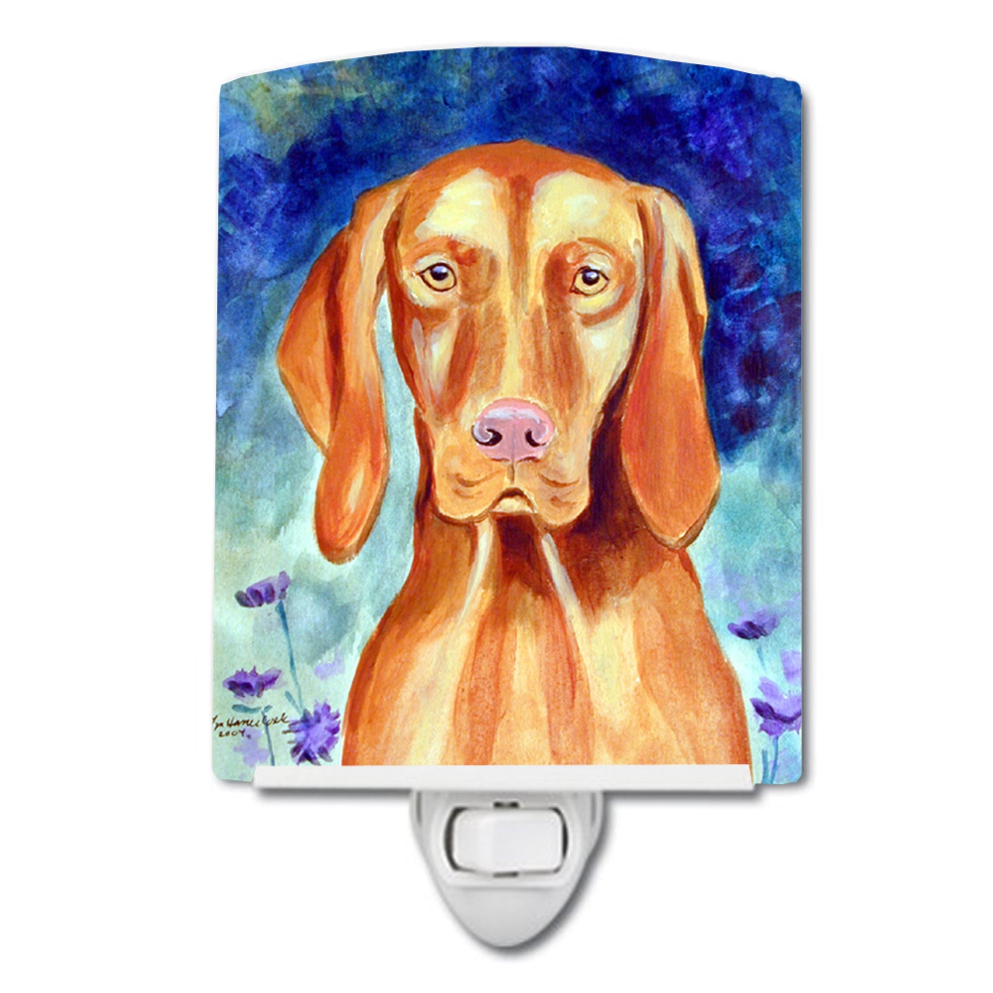  inchCarolines Treasures Vizsla Ceramic Night Light, 6x4, Multicolor inch