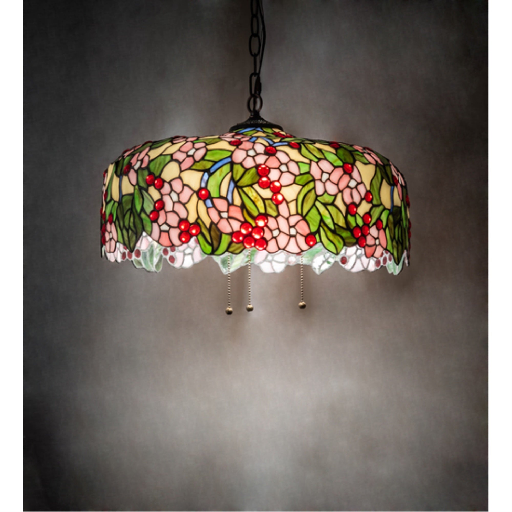 20 inch Wide Tiffany Cherry Blossom Pendant