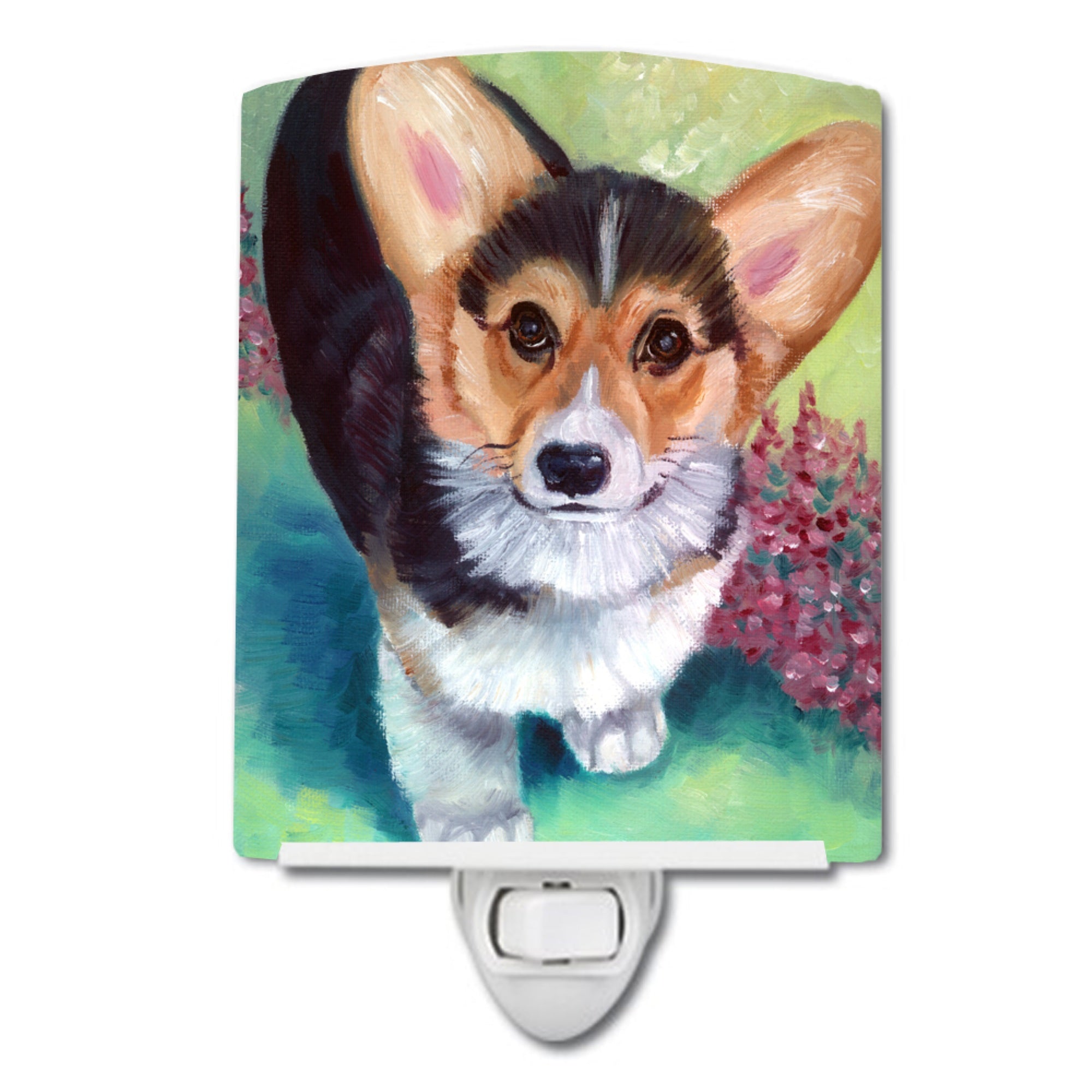  inchCarolines Treasures Pembroke Corgi Puppy Ceramic Night Light, 6x4, Multicolor inch