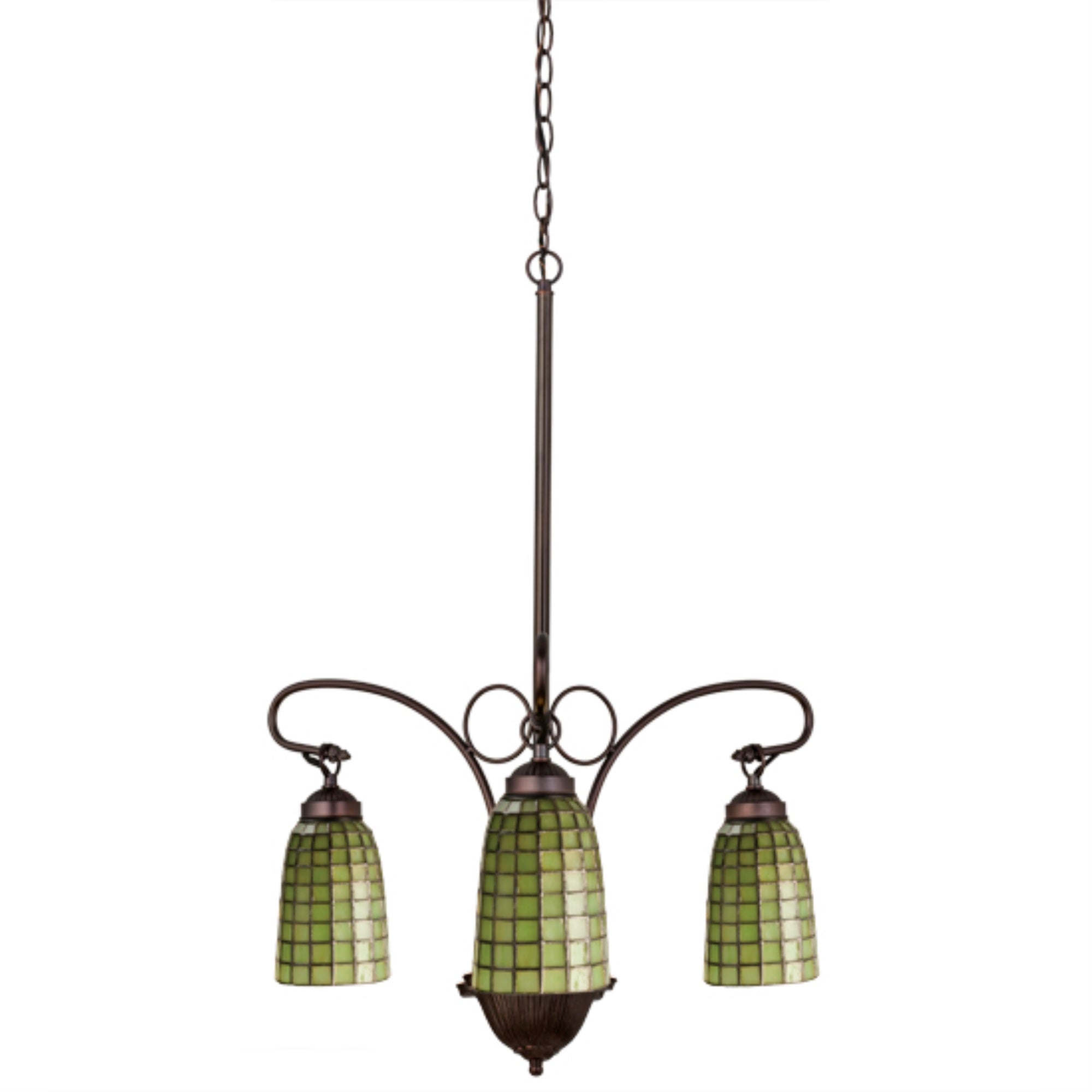24 inchW Terra Verde 3 LT Chandelier