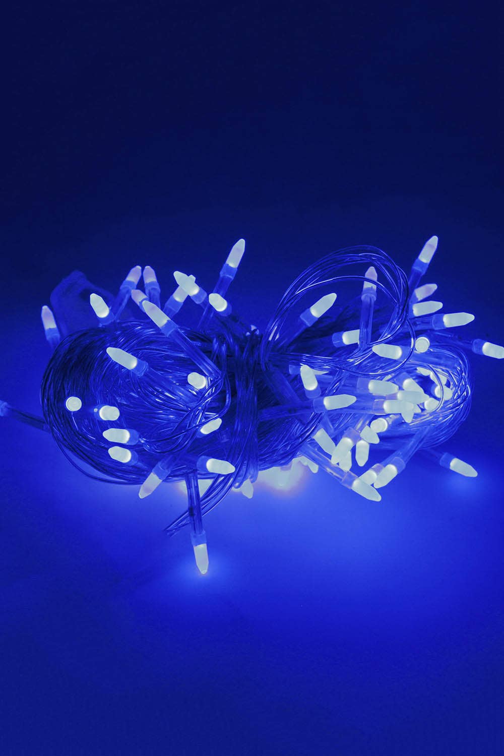 Blue 100 LED String Lights, 32 ft, Connectable
