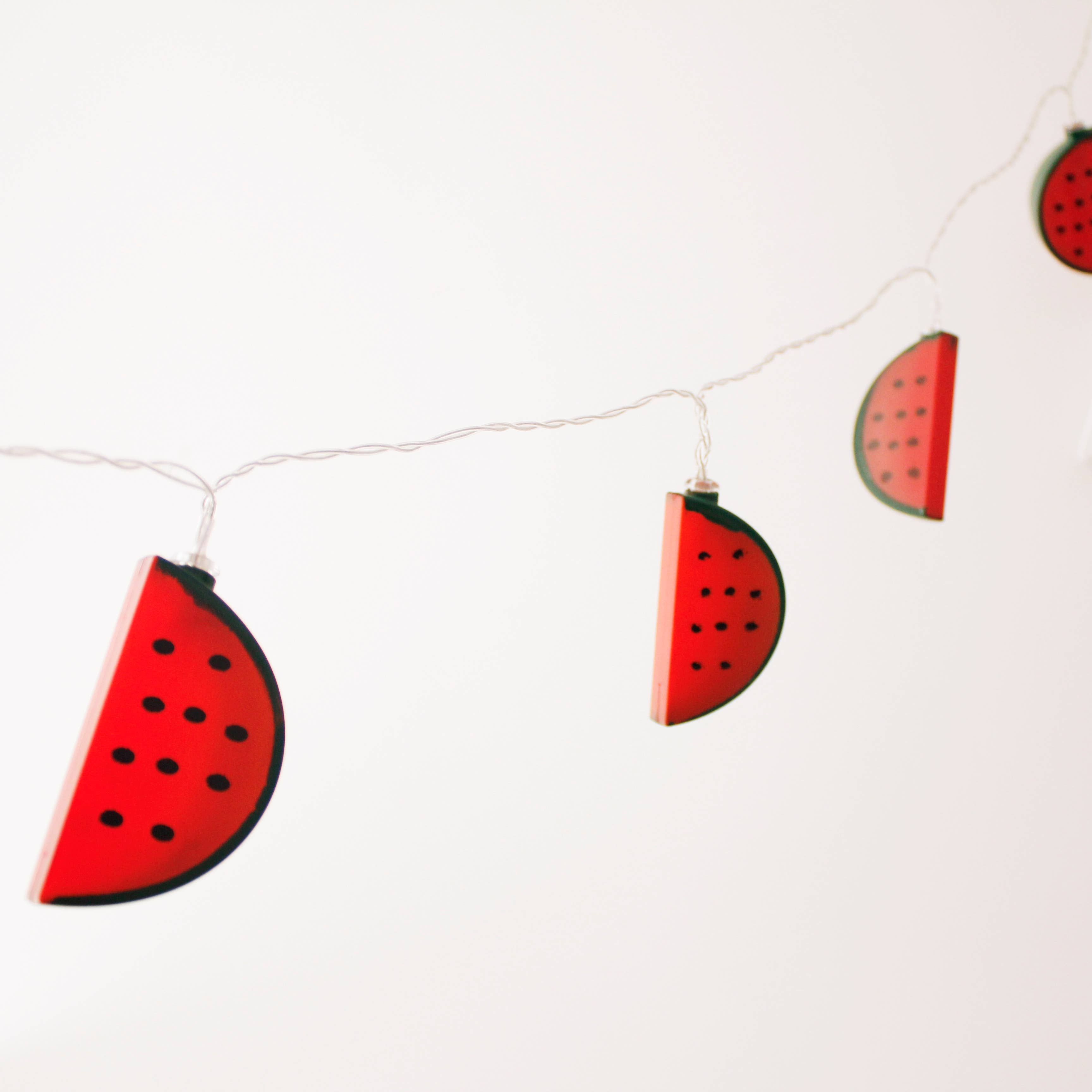 10 LED Battery Operated String Light with Watermelon - Warm White