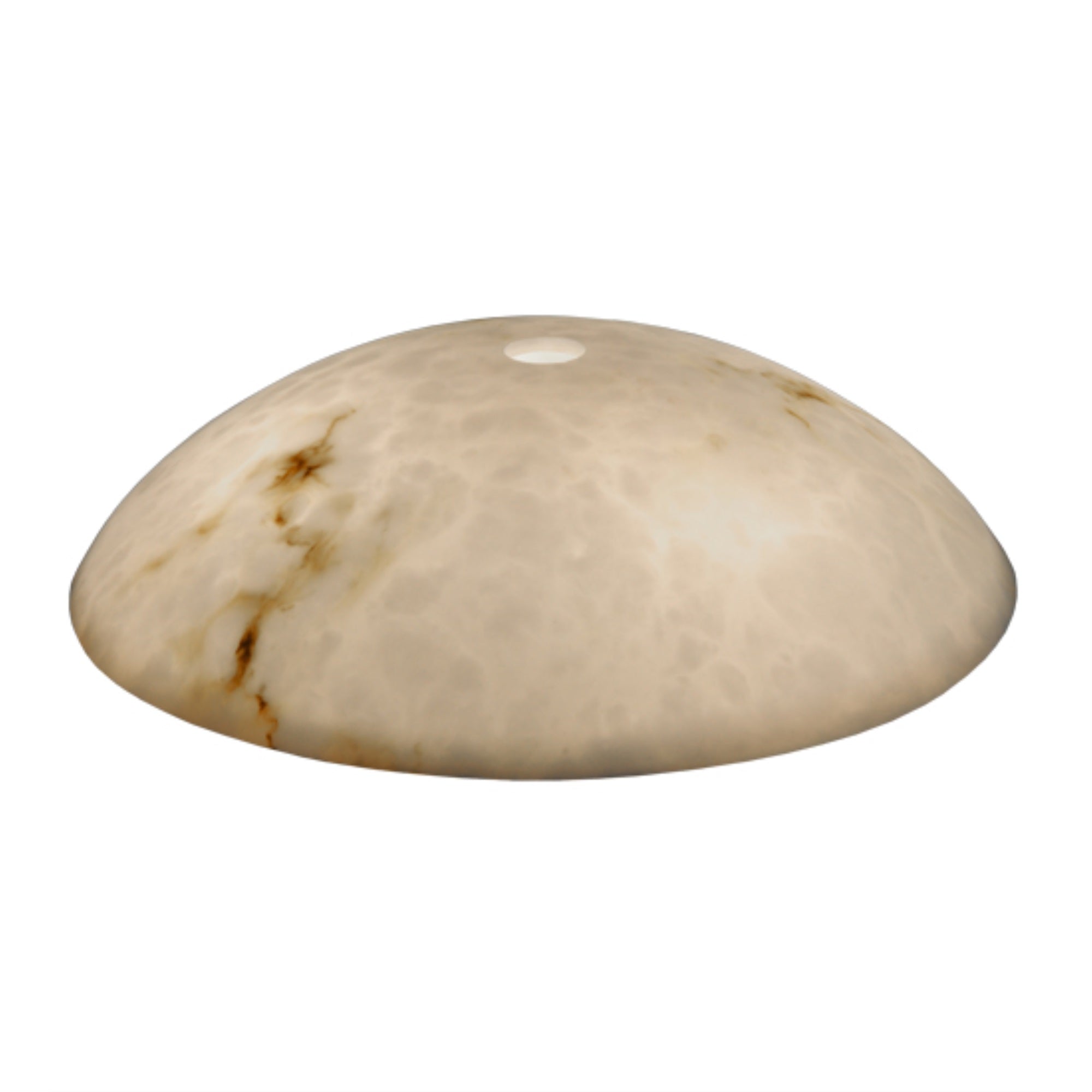 Meyda Tiffany Corinth Marble Lamp Shade, 20in Width, White, Model 76443, Acrylic Material
