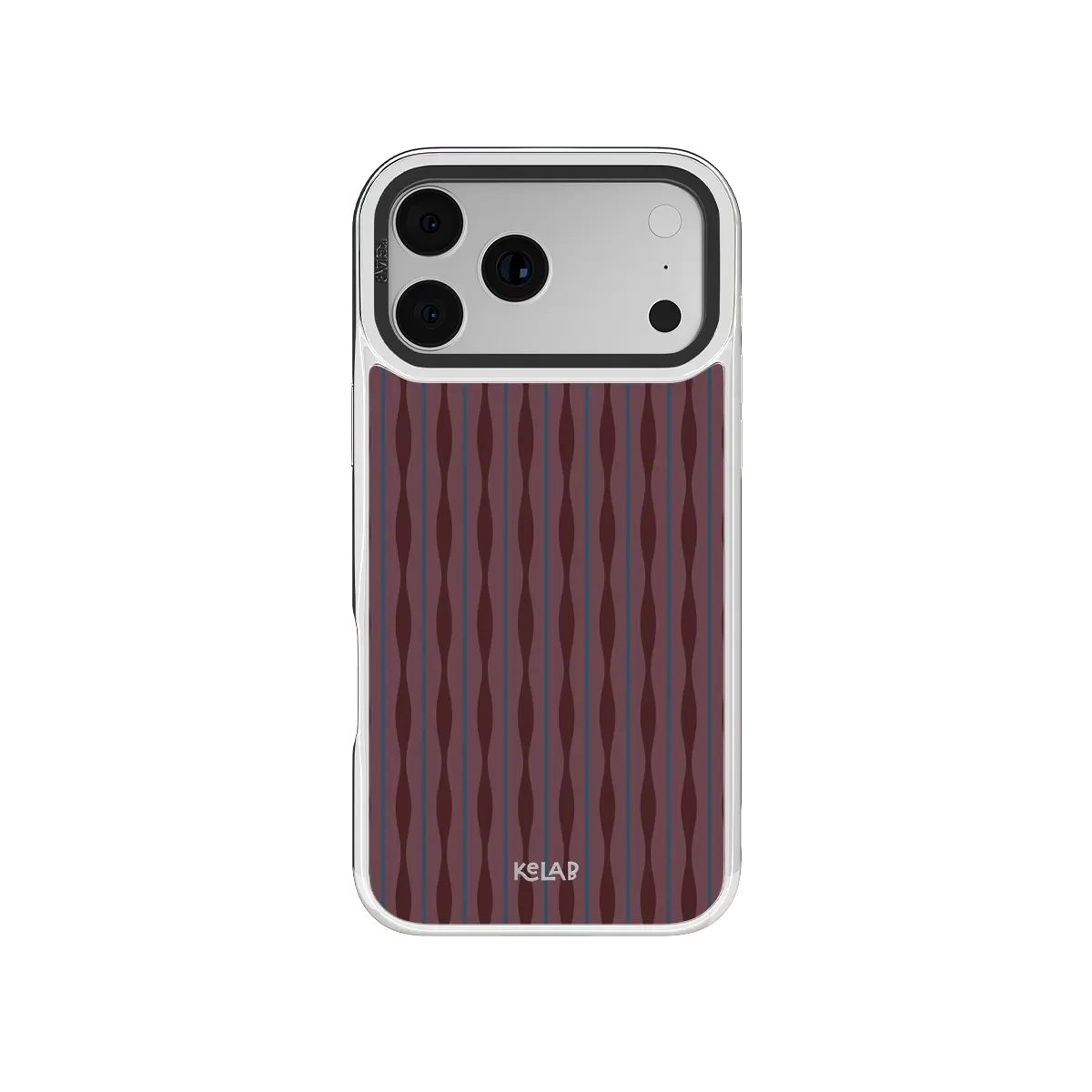 Mulberry | Burgundy Wavy Textured iPhone Case