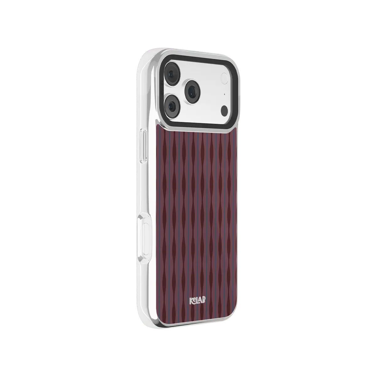 Mulberry | Burgundy Wavy Textured iPhone Case