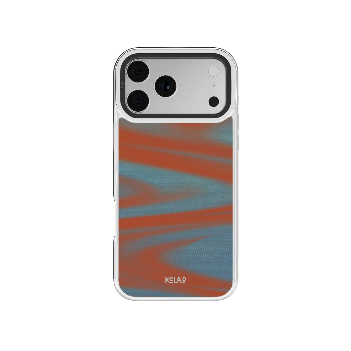 Aalto | Y2K Orange Abstract Wave iPhone Case