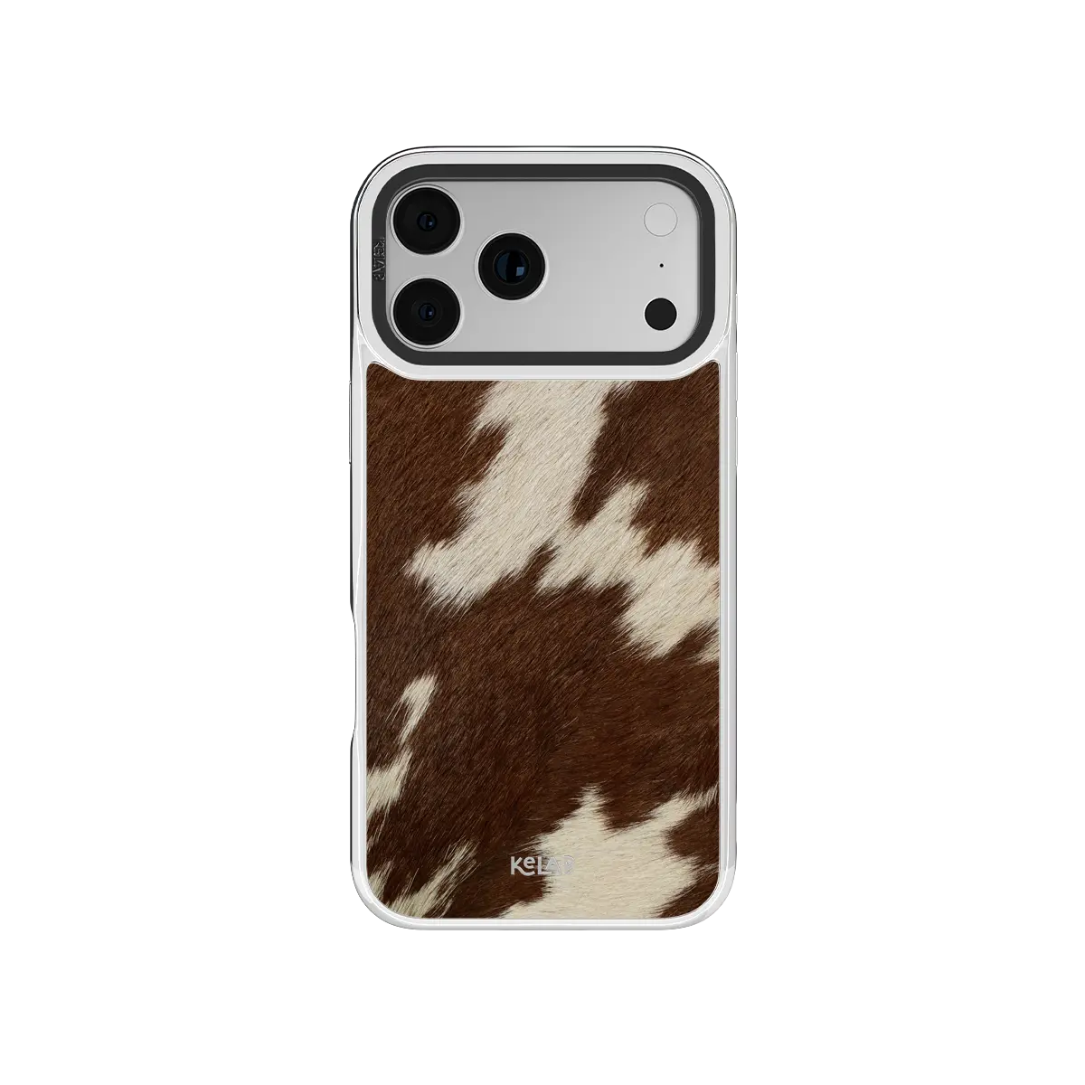 Rodeo Drive | Brown & White Cow Print iPhone Case