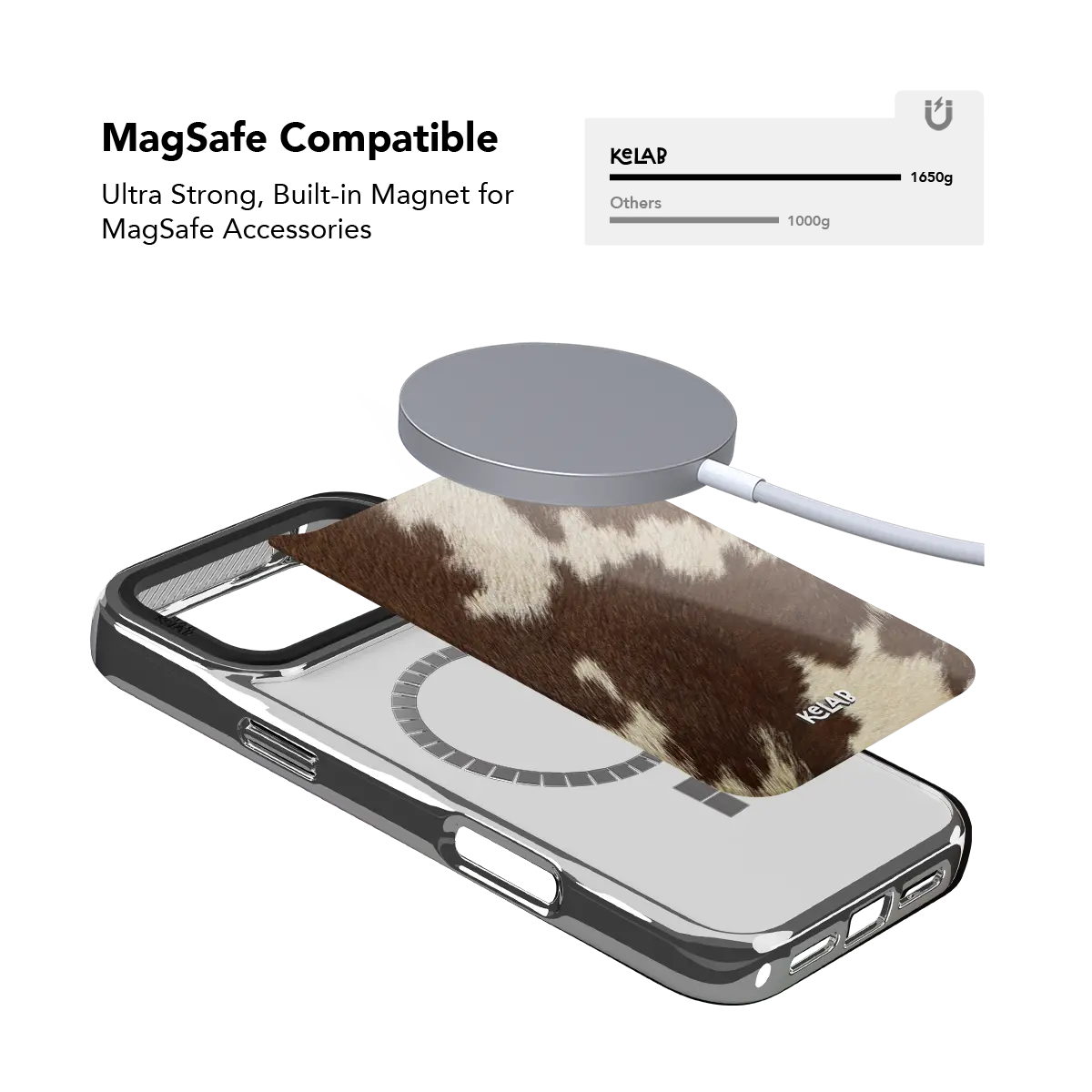 Rodeo Drive | Brown & White Cow Print iPhone Case