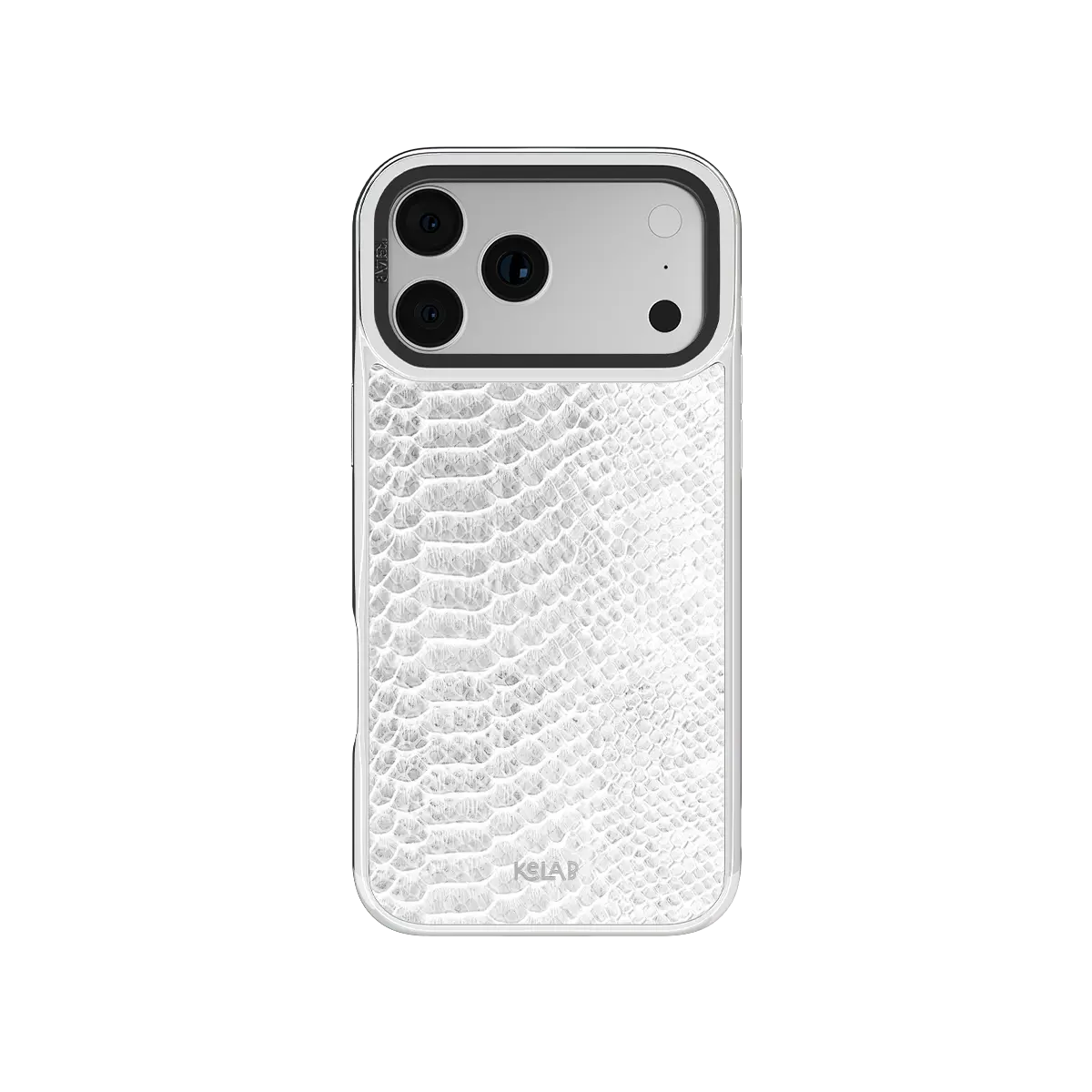 White Venom | Snake Skin Print iPhone Case
