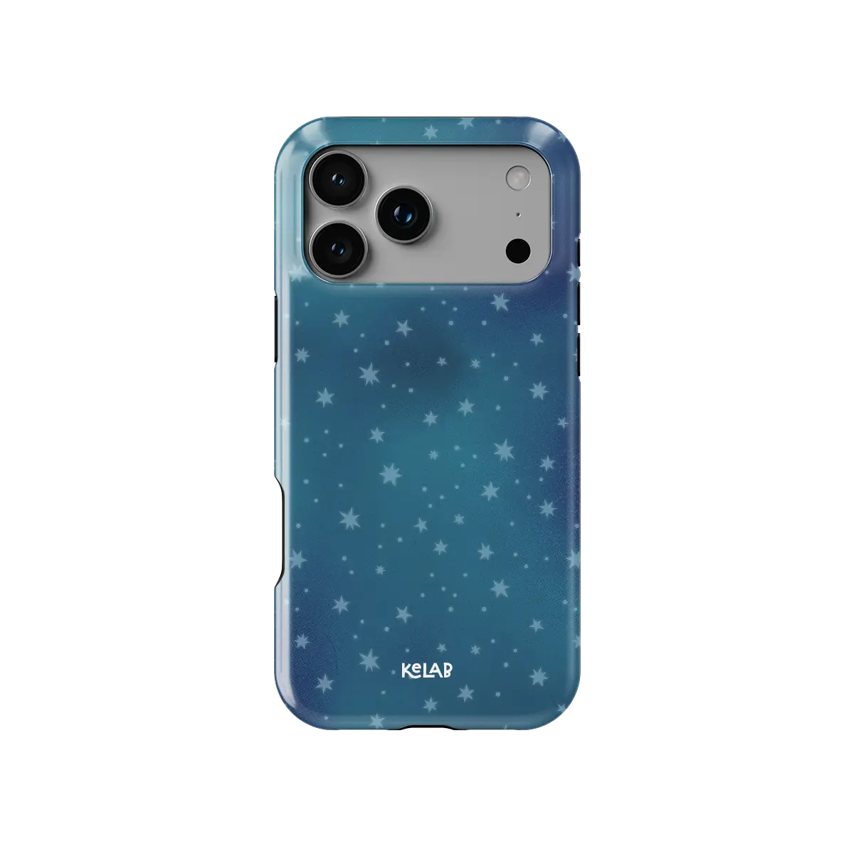 Moon Mist | Starry Midnight Blue iPhone Case