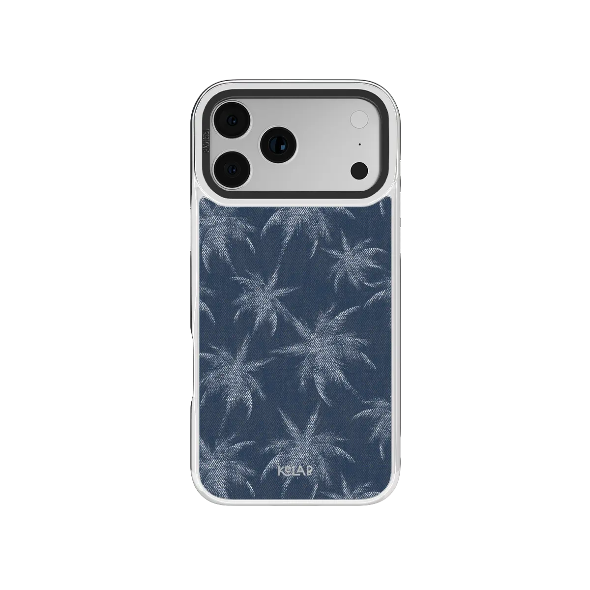 Denim Tree | Blue Patterned iPhone Case