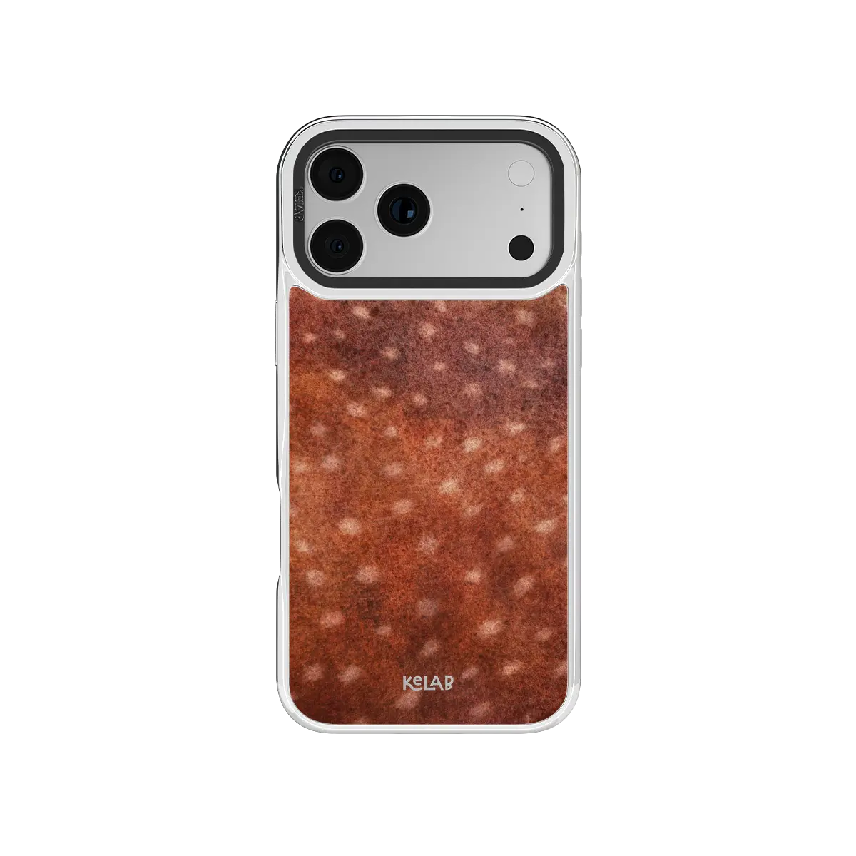 Midnight Fawn | Burnt Orange Deer Print iPhone Case