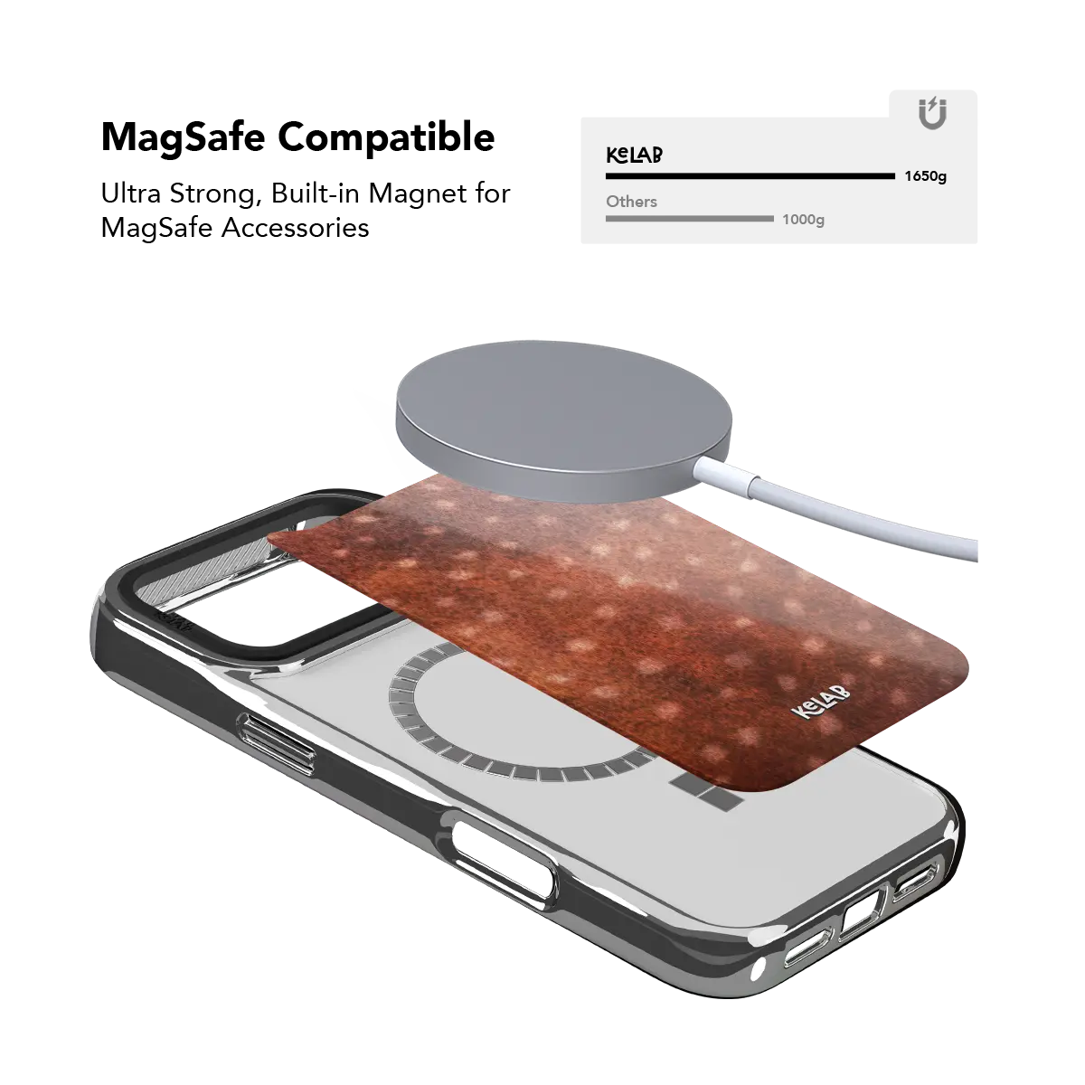 Midnight Fawn | Burnt Orange Deer Print iPhone Case