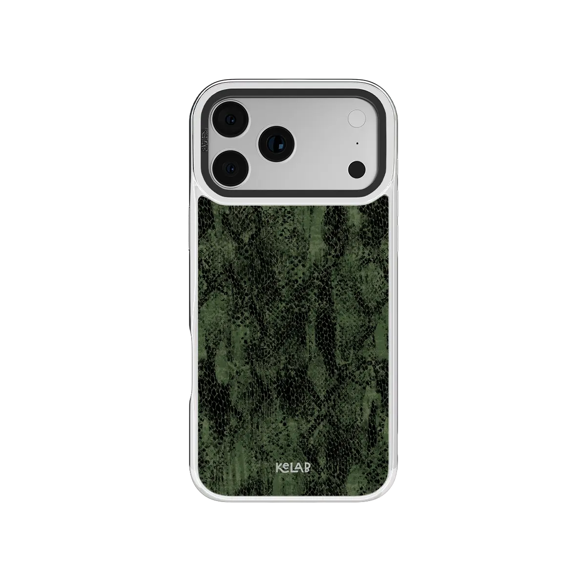 Emerald Python | Olive Green Snake Print iPhone Case