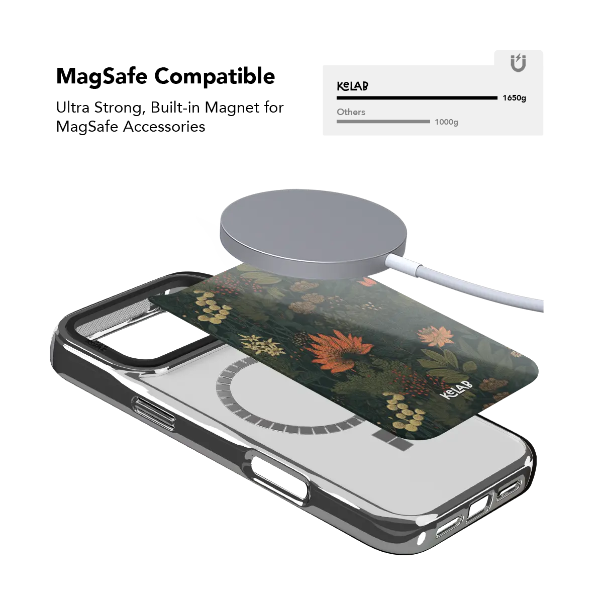 Elderberry Enchantment | Dark Academia Floral iPhone Case