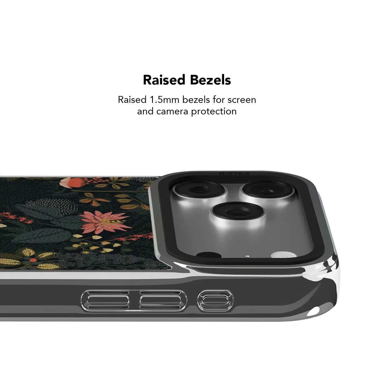 Starlit Botanica | Midnight Floral iPhone Case