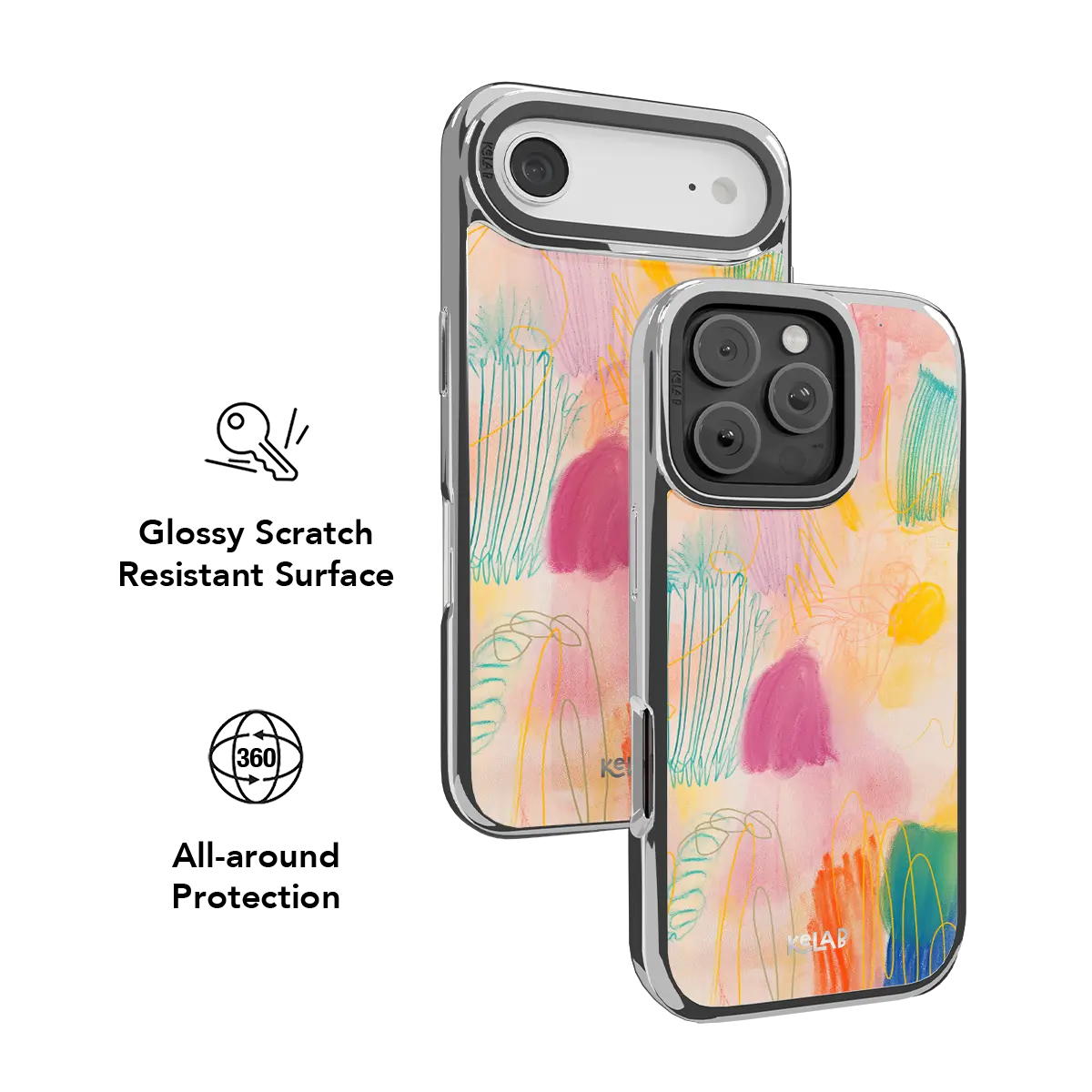 Cloud Scribble | Abstract Art iPhone Case