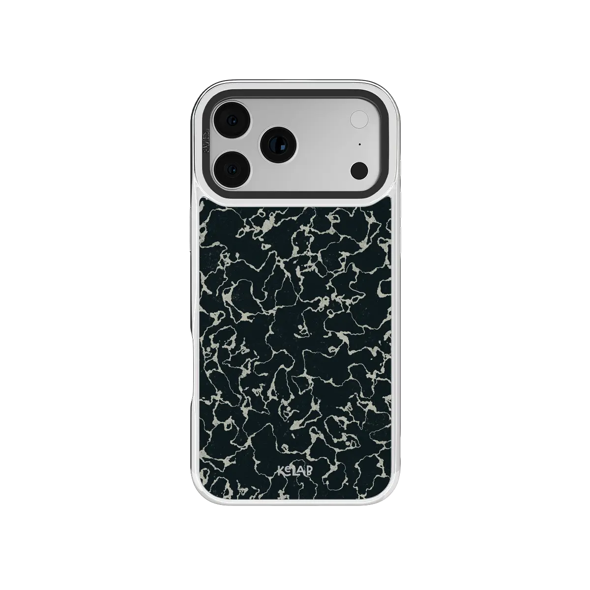 Obsidian Vein | Abstract Black Marble iPhone Case