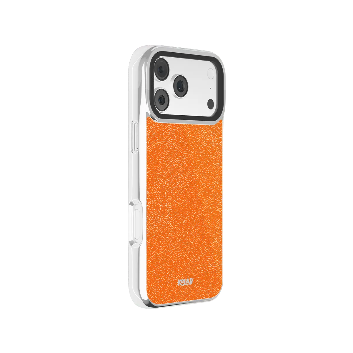 Tangerina | Electric Orange Textured iPhone Case