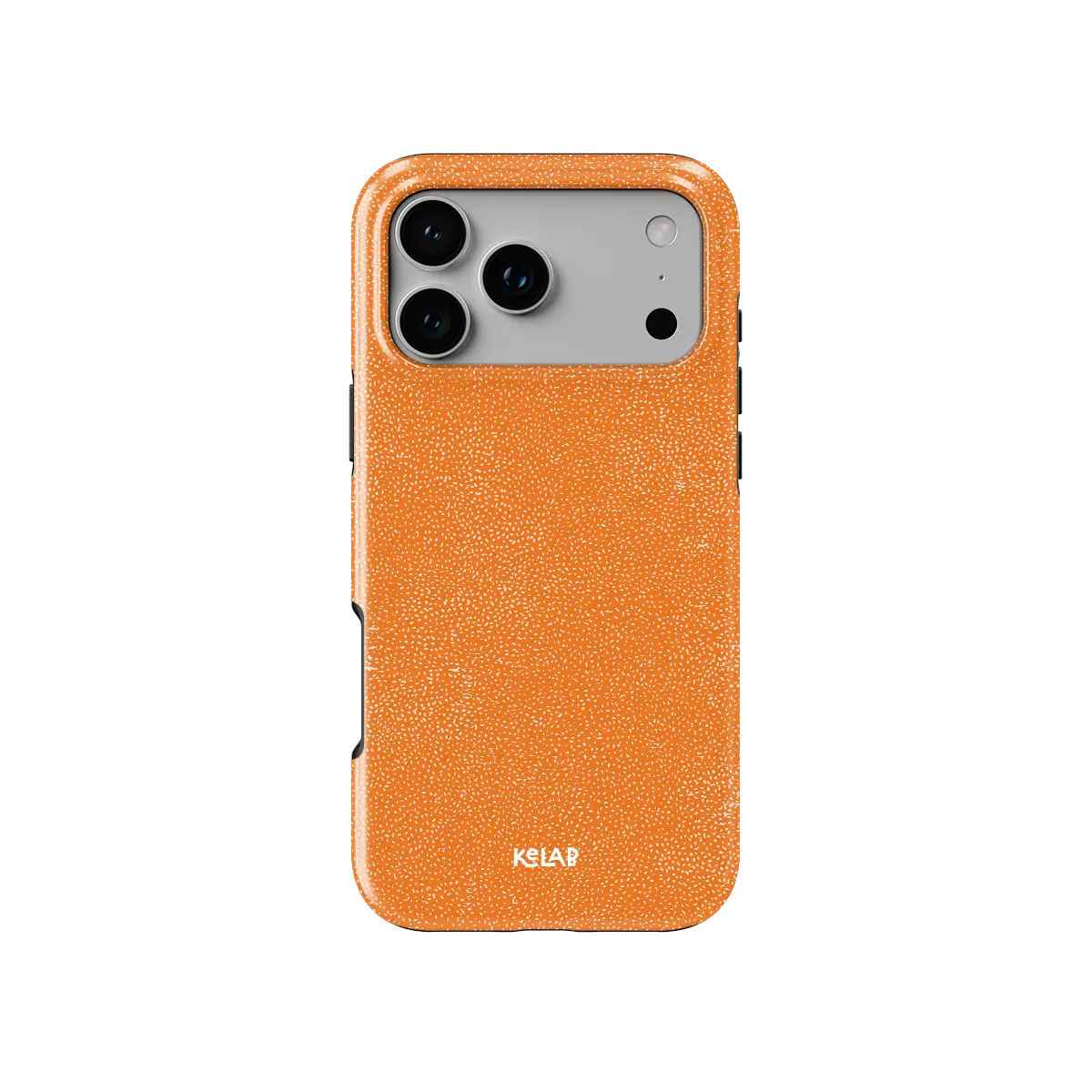 Tangerina | Electric Orange Textured iPhone Case