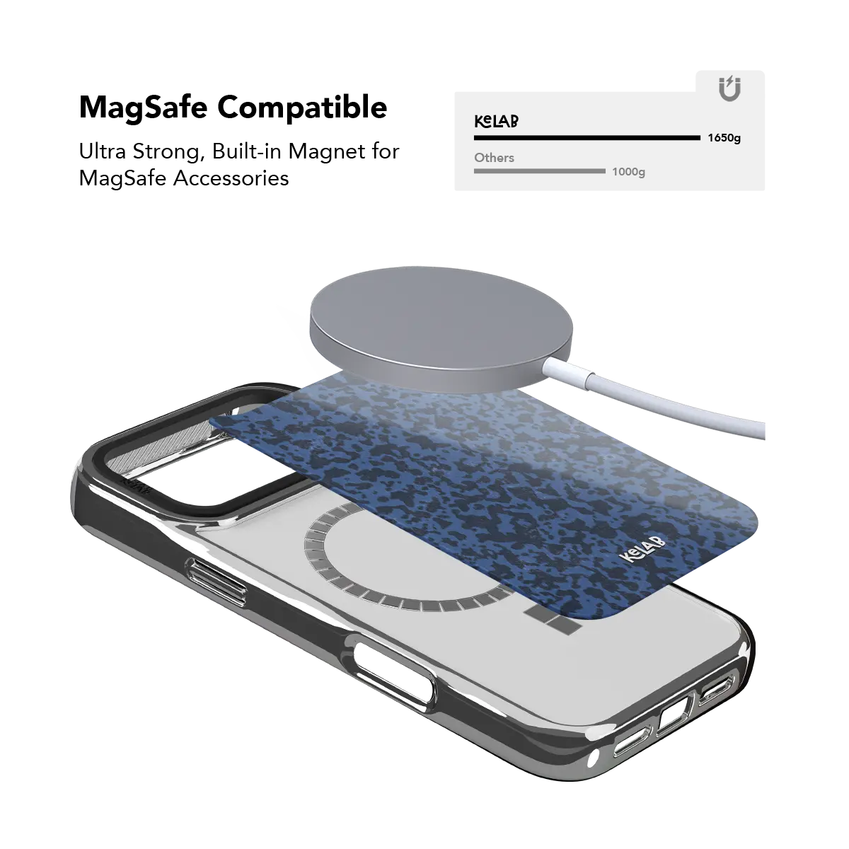 Deep Sea Static | Dark Blue Marble iPhone Case