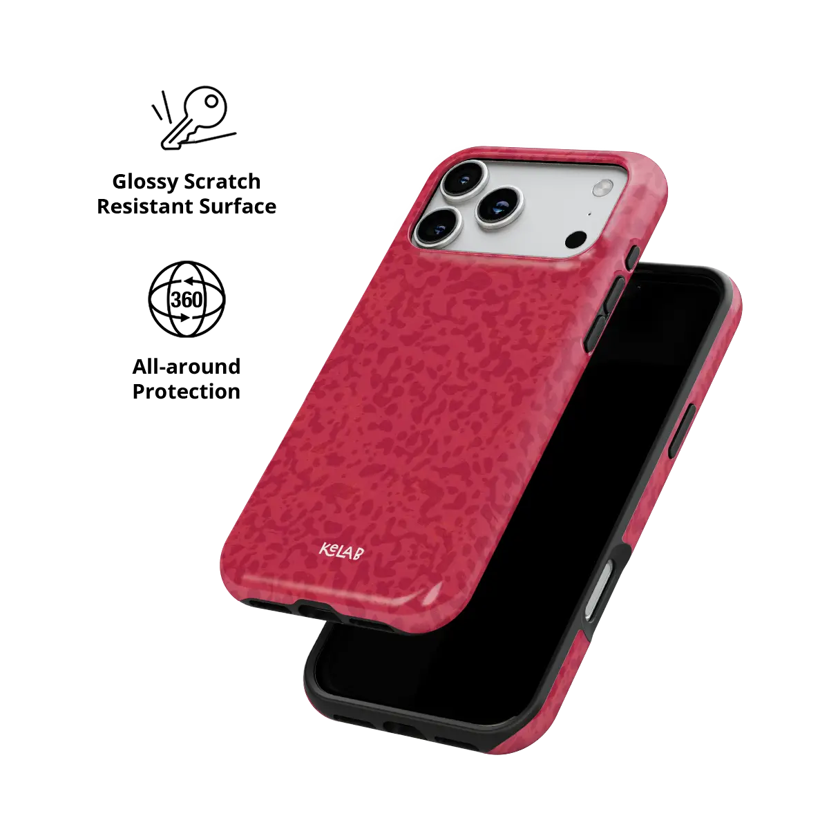 Velvet Vandal | Red Street Camo iPhone Case