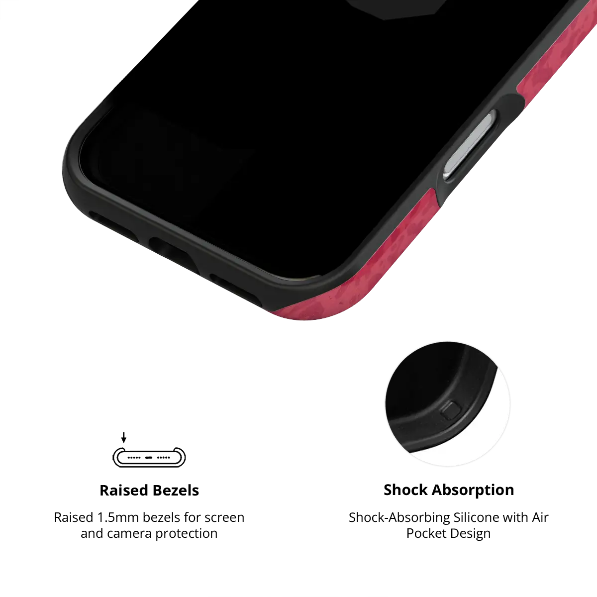Velvet Vandal | Red Street Camo iPhone Case