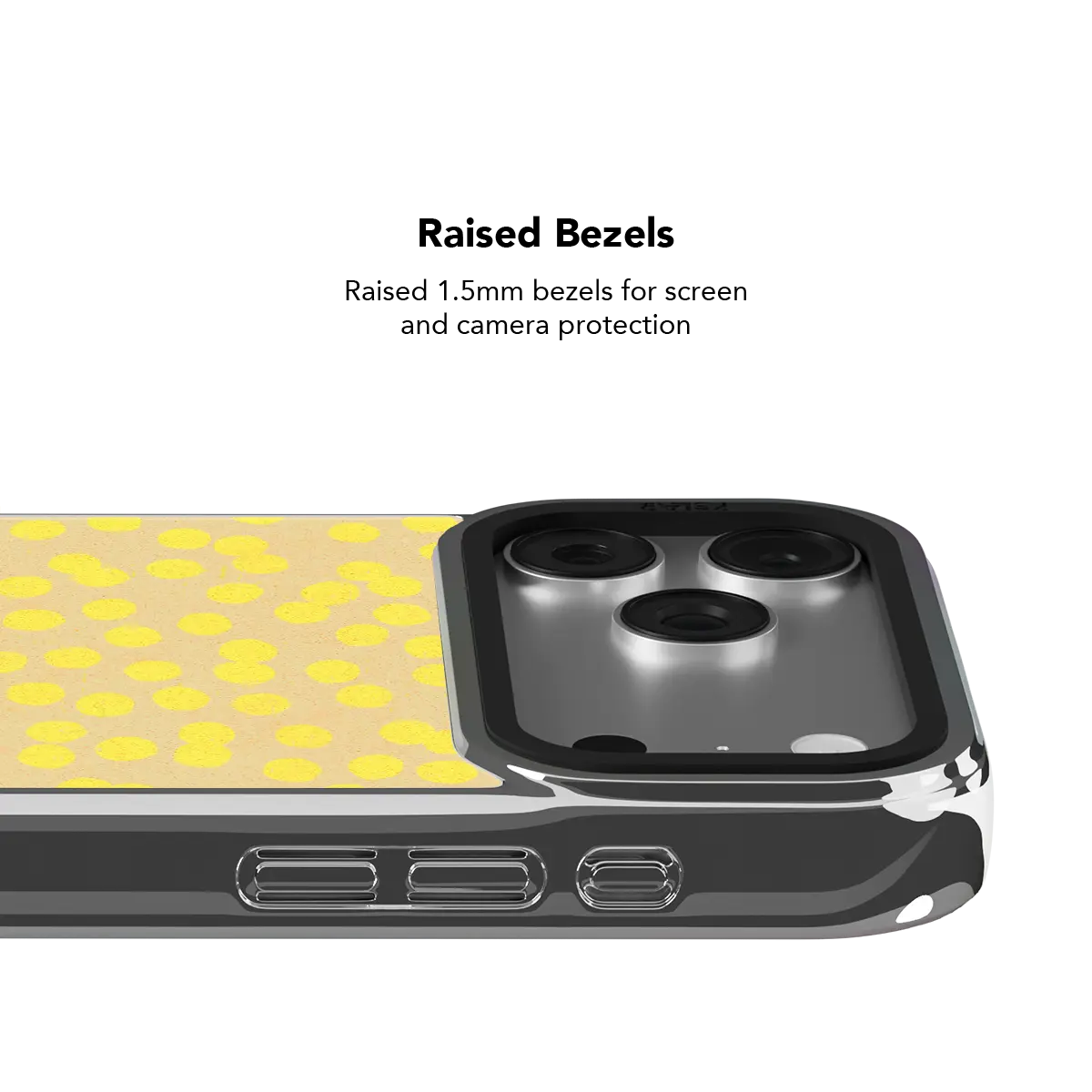Lemon Drop | Yellow Polka Dot iPhone Case
