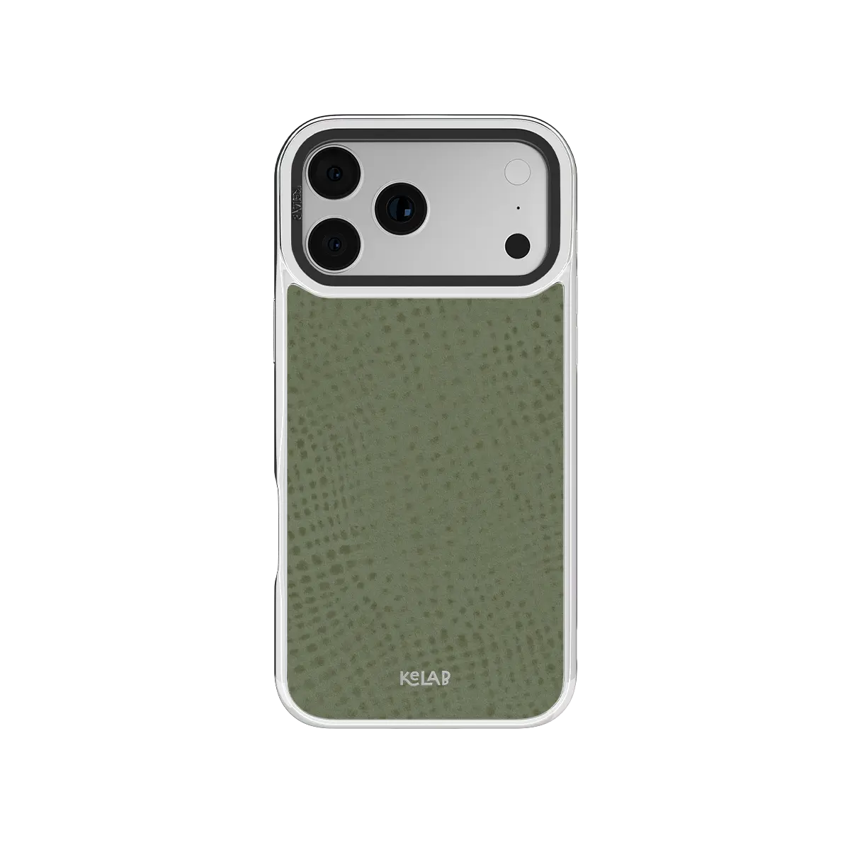 Sage Silk | Sage Green Pebbled Texture iPhone Case