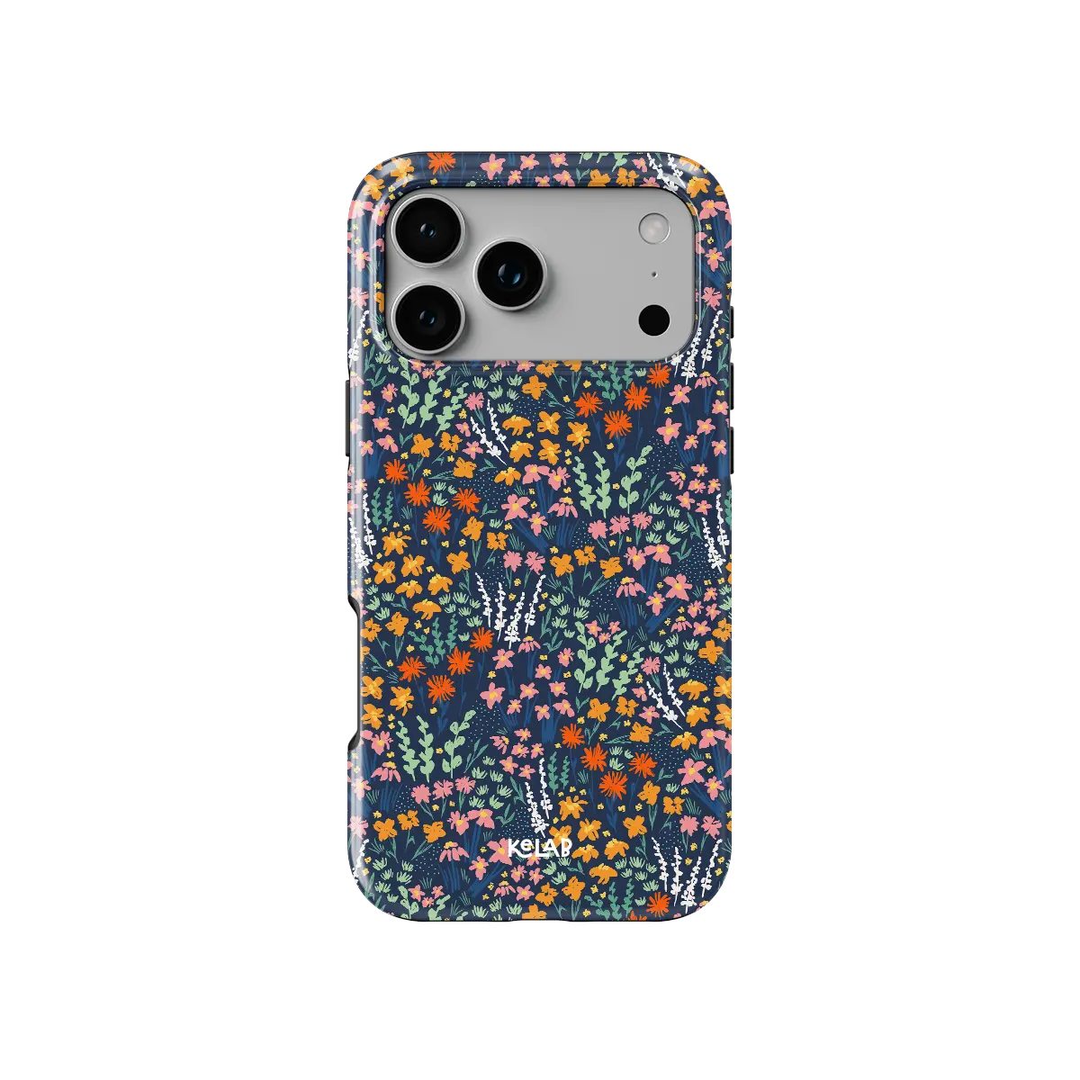 Midnight Meadow | Vibrant Wildflower iPhone Case