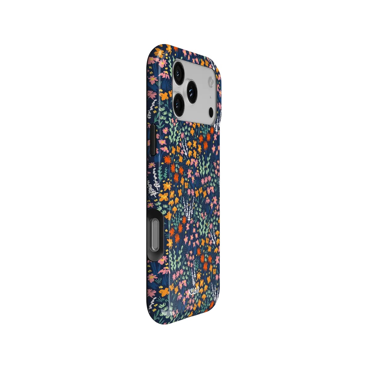 Midnight Meadow | Vibrant Wildflower iPhone Case