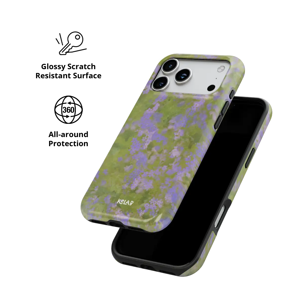 Lavender Bloom | Purple Wildflower iPhone Case