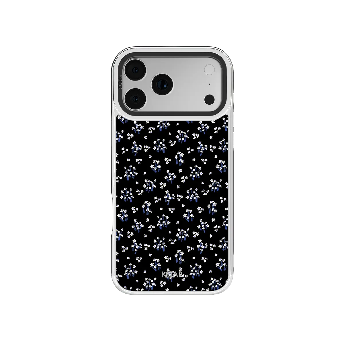 Inkwell Lily | Minimalist Black Floral iPhone Case